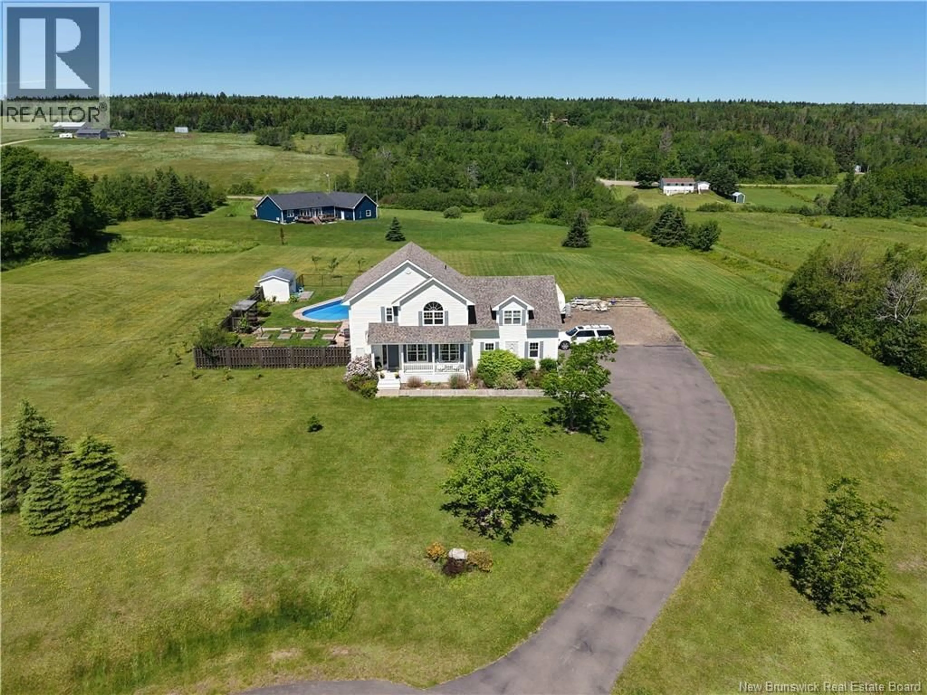 A pic from outside/outdoor area/front of a property/back of a property/a pic from drone, unknown for 17 SUNRISE RIDGE ROAD, Sackville New Brunswick E4L4S4