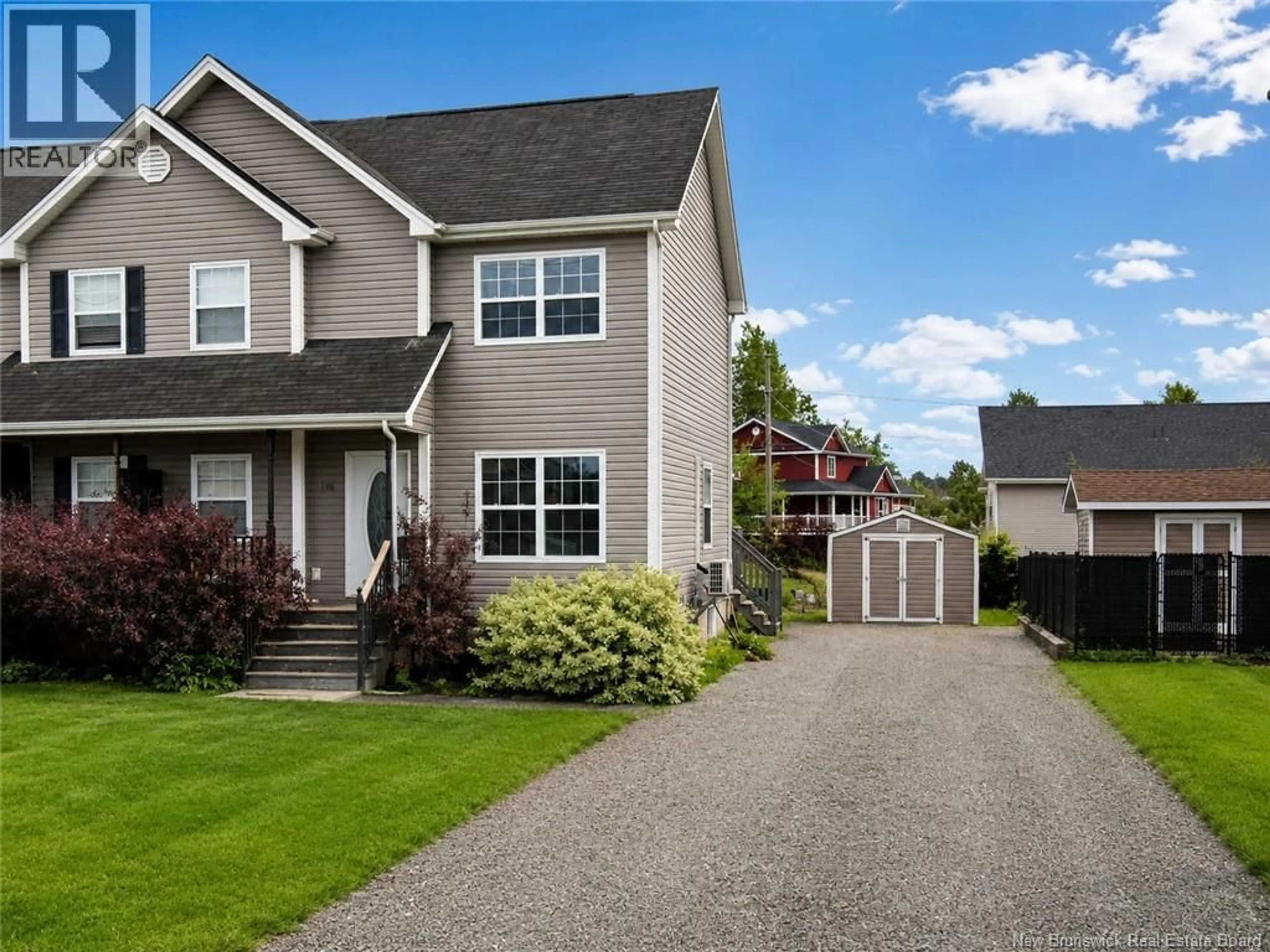 Home with vinyl exterior material, street for 146 IVY ROAD, Moncton New Brunswick E1G5A2