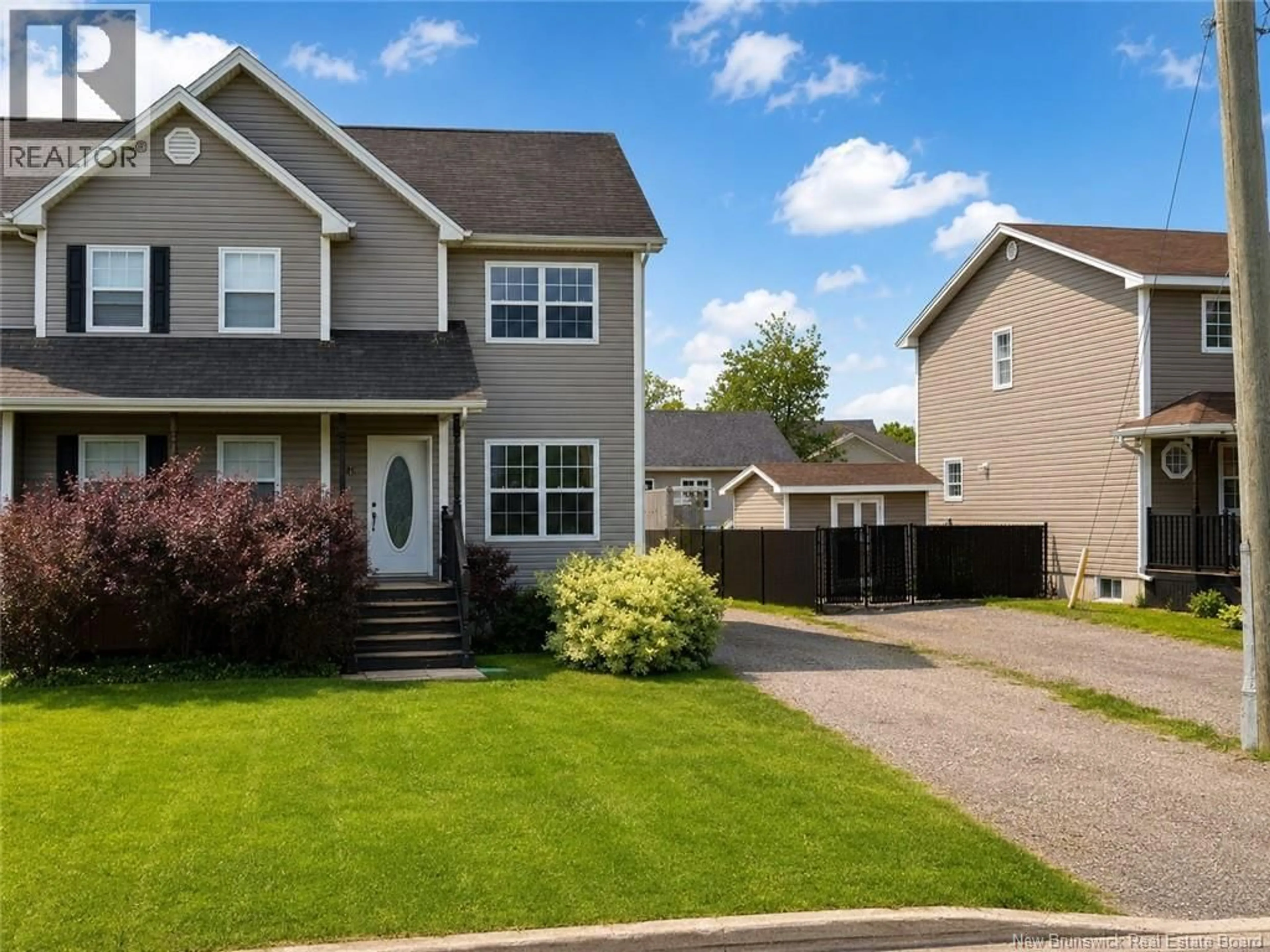 Home with vinyl exterior material, street for 146 IVY ROAD, Moncton New Brunswick E1G5A2