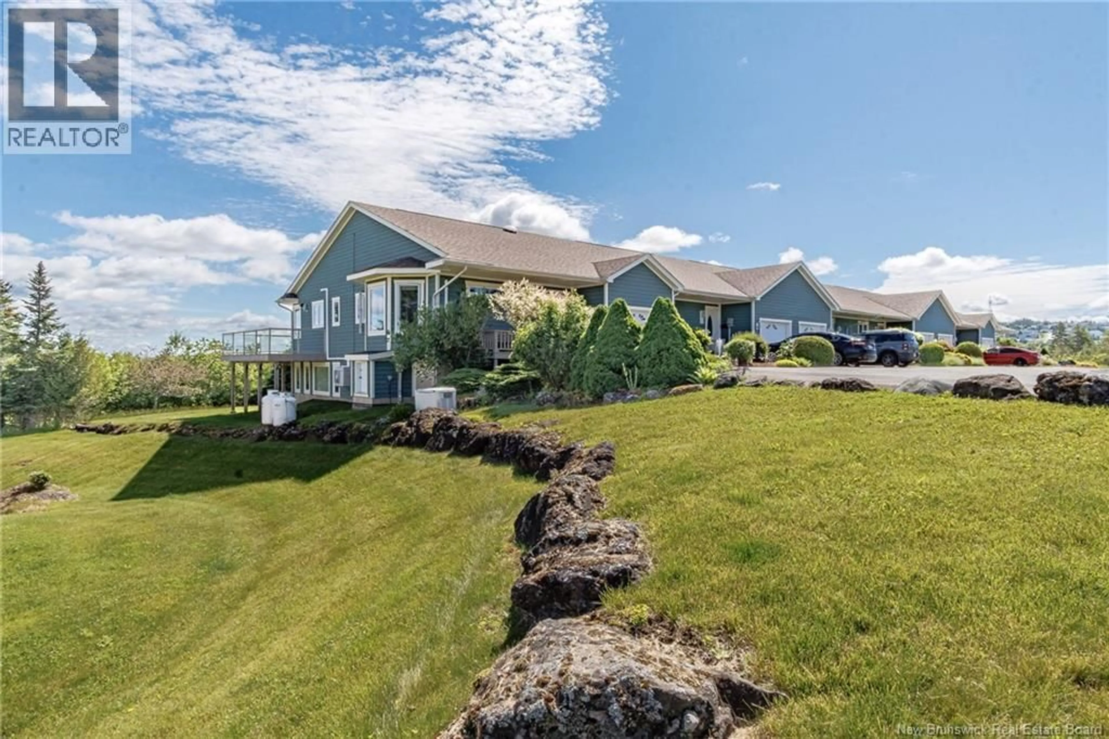 A pic from outside/outdoor area/front of a property/back of a property/a pic from drone, water/lake/river/ocean view for 55 MERRITT HILL ROAD, Quispamsis New Brunswick E2E0C5