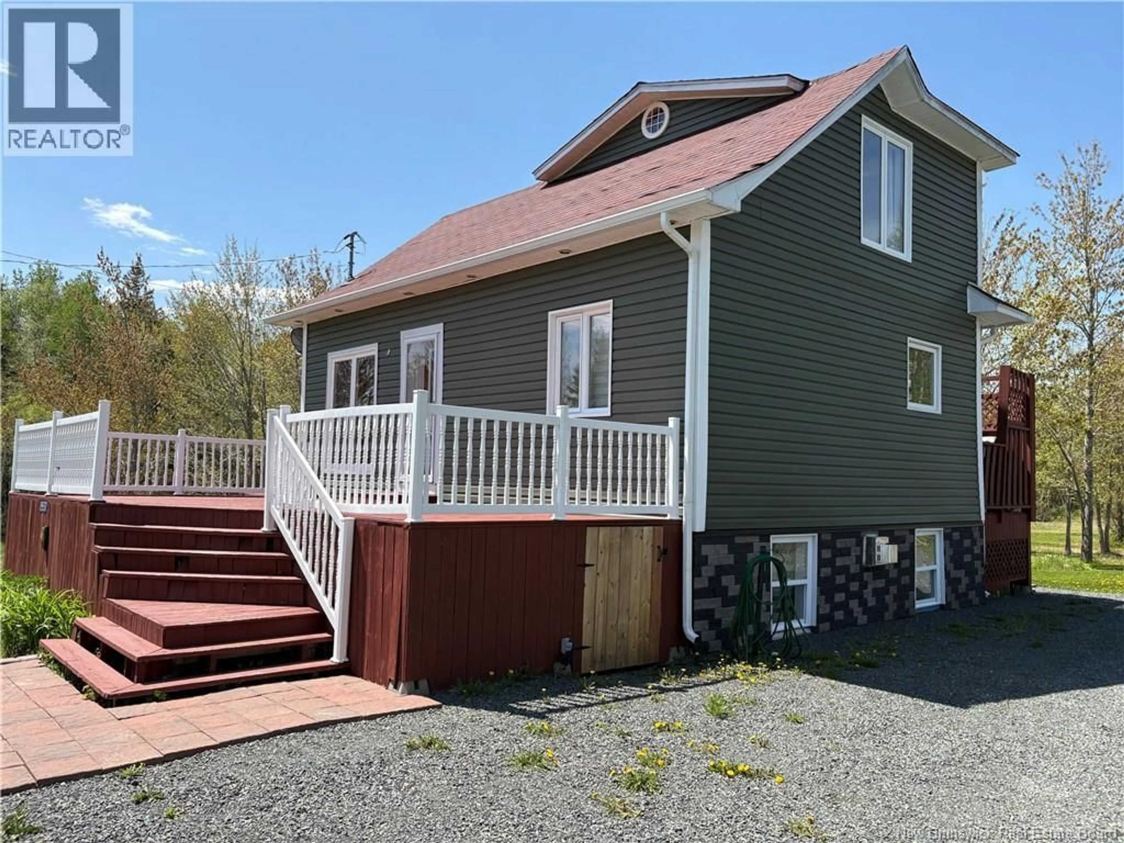 Home with vinyl exterior material, street for 1557 ROUTE 11, Alnwick New Brunswick E9G2M2