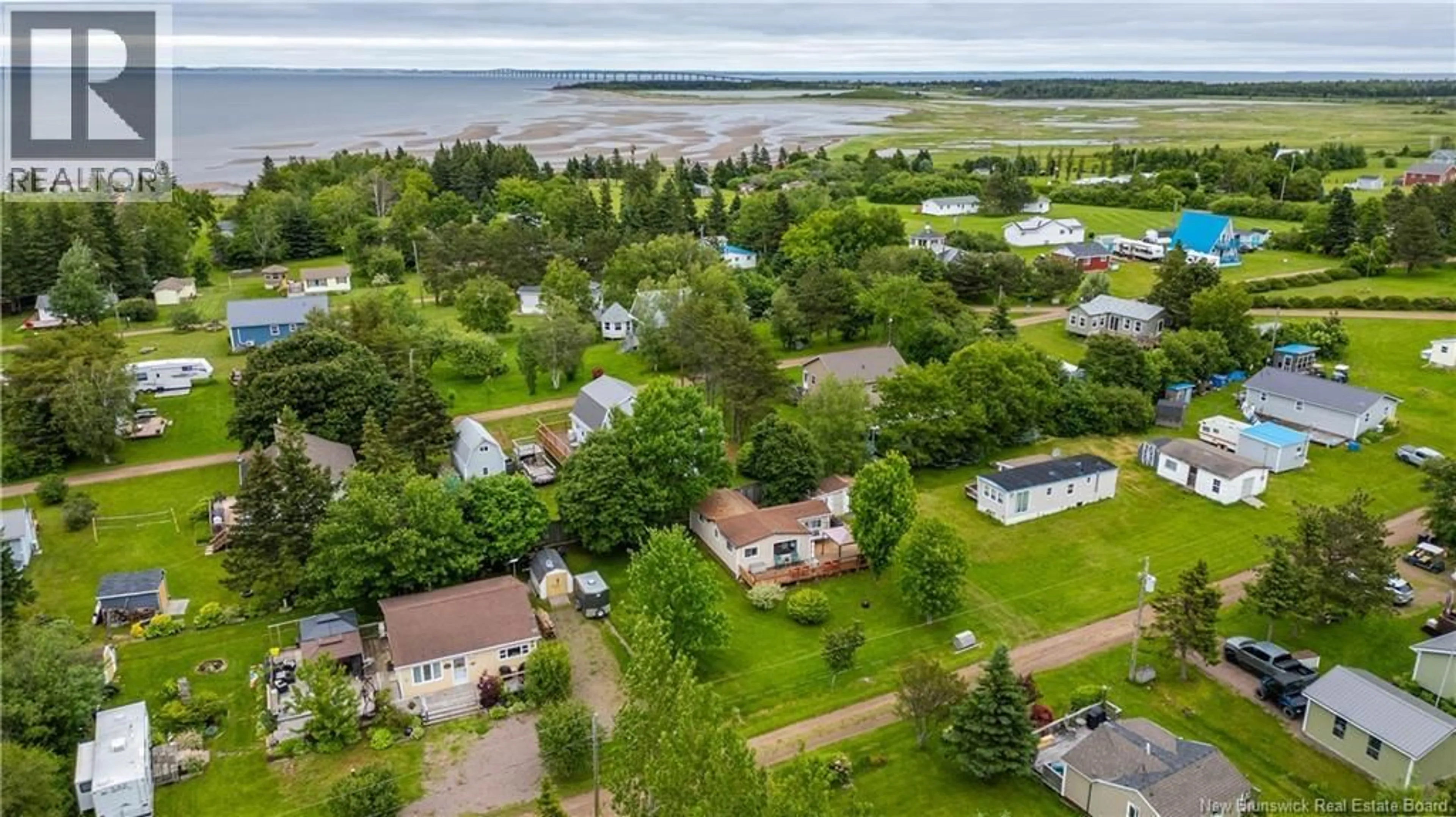 A pic from outside/outdoor area/front of a property/back of a property/a pic from drone, water/lake/river/ocean view for 25 WILD ROSE LANE, Bayfield New Brunswick E4M1E2