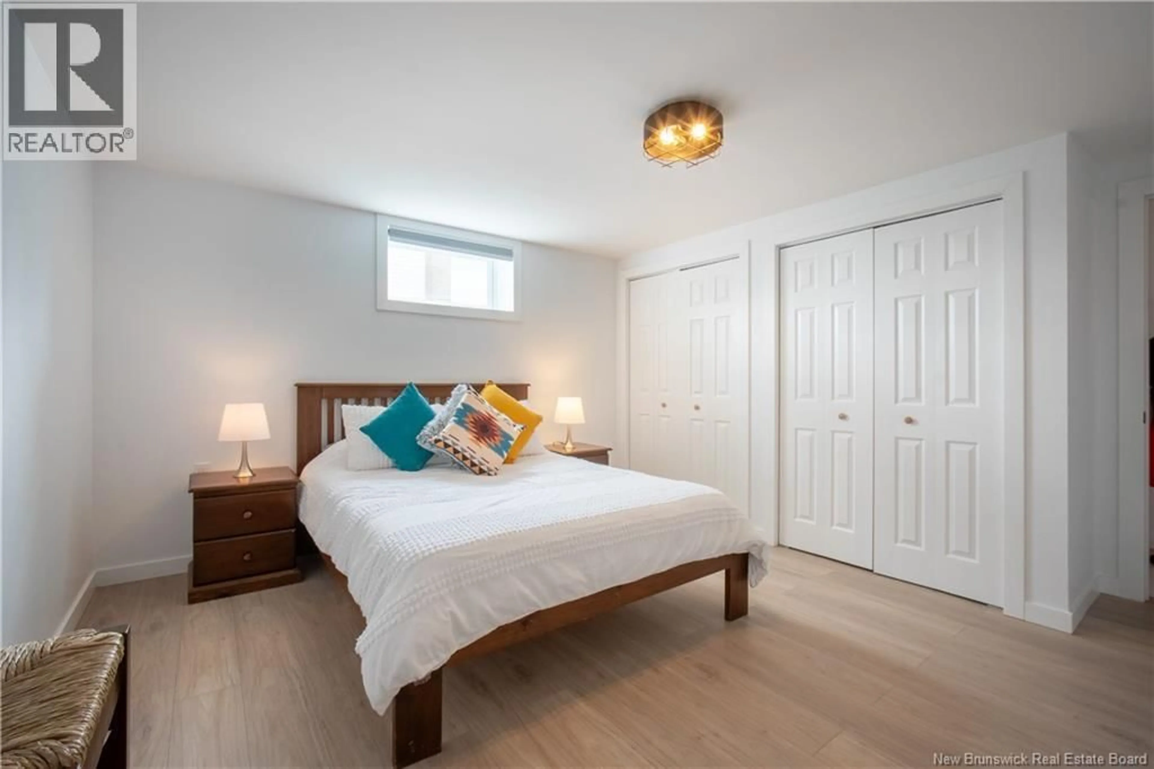 Bedroom with bed, wood/laminate floor for 24 BOLTON STREET, Moncton New Brunswick E1E4H2