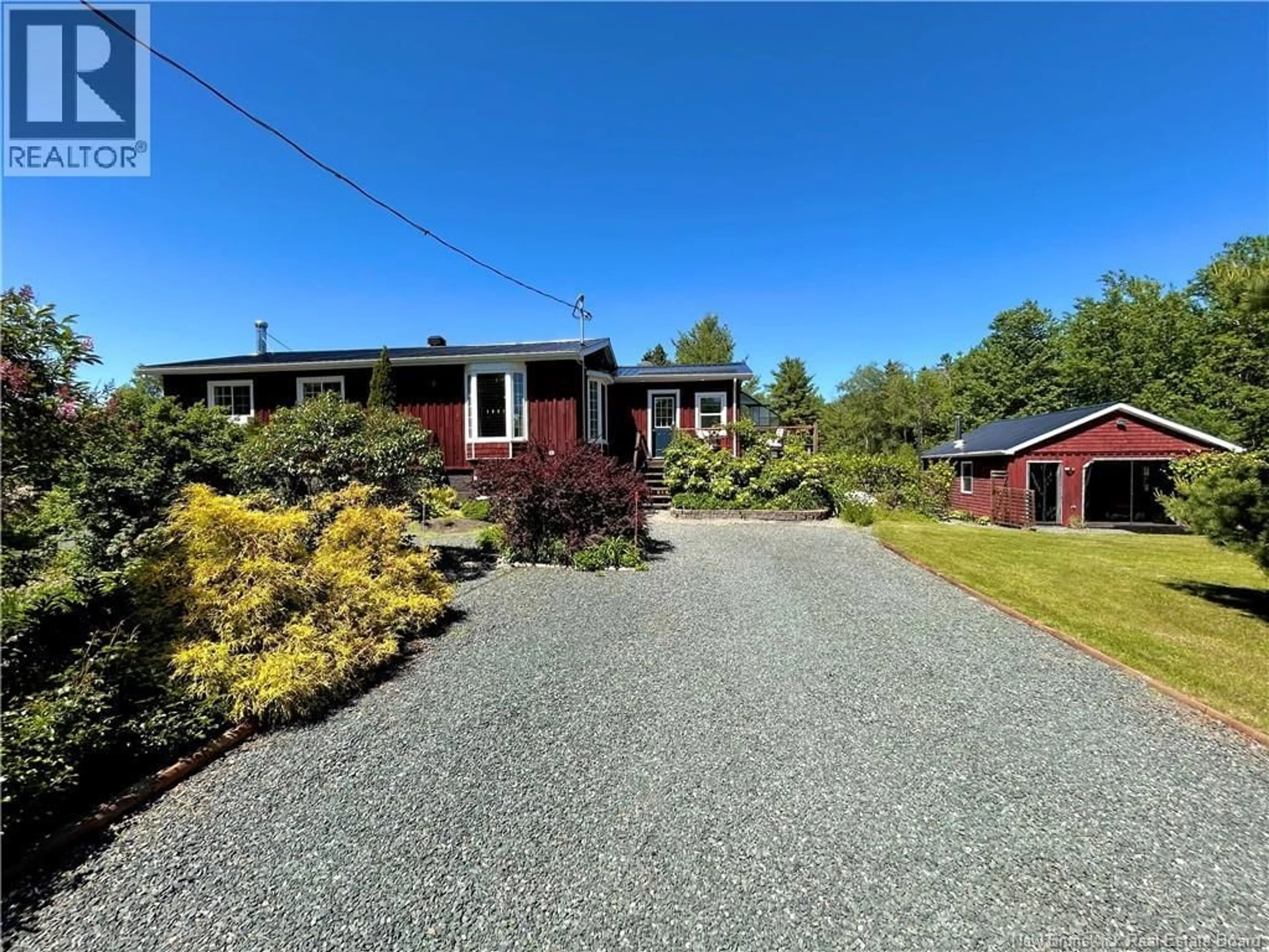 A pic from outside/outdoor area/front of a property/back of a property/a pic from drone, street for 302 HARDWICKE ROAD, Hardwicke New Brunswick E4T0B1