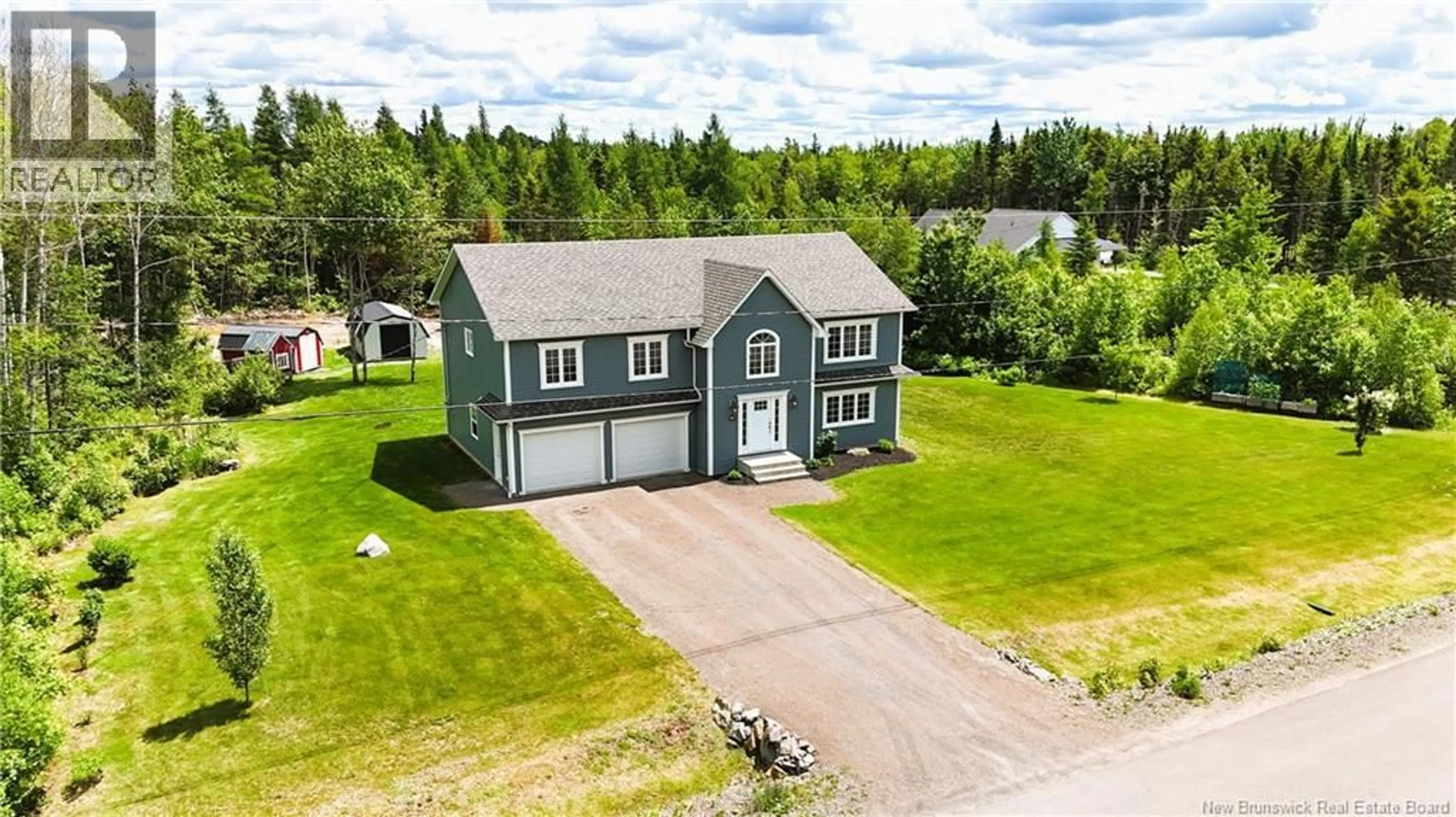 A pic from outside/outdoor area/front of a property/back of a property/a pic from drone, street for 57 DECLARATION DRIVE, Killarney Road New Brunswick E3G0B4