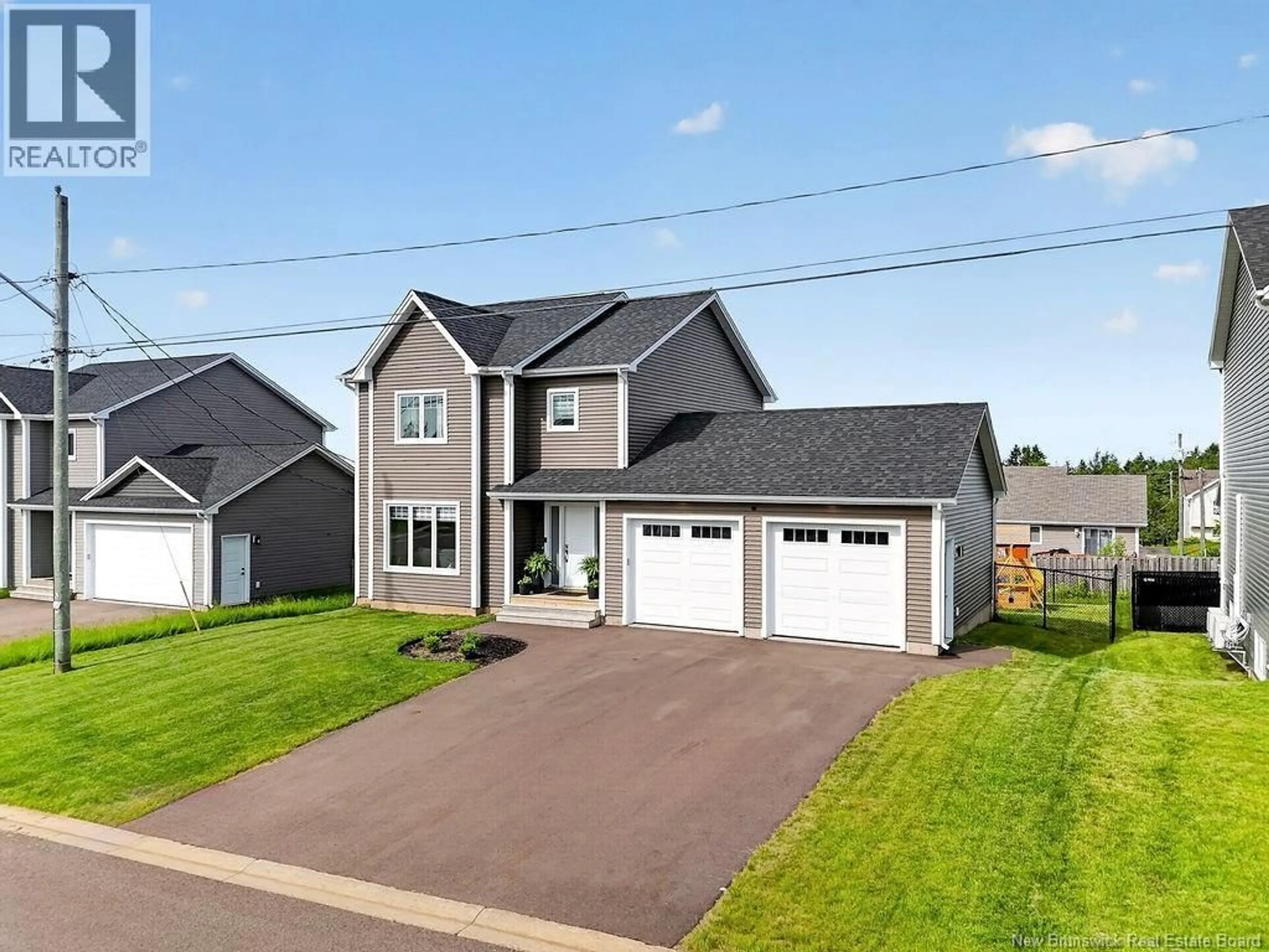 Home with vinyl exterior material, street for 34 AMITY STREET, Moncton New Brunswick E1G0S3