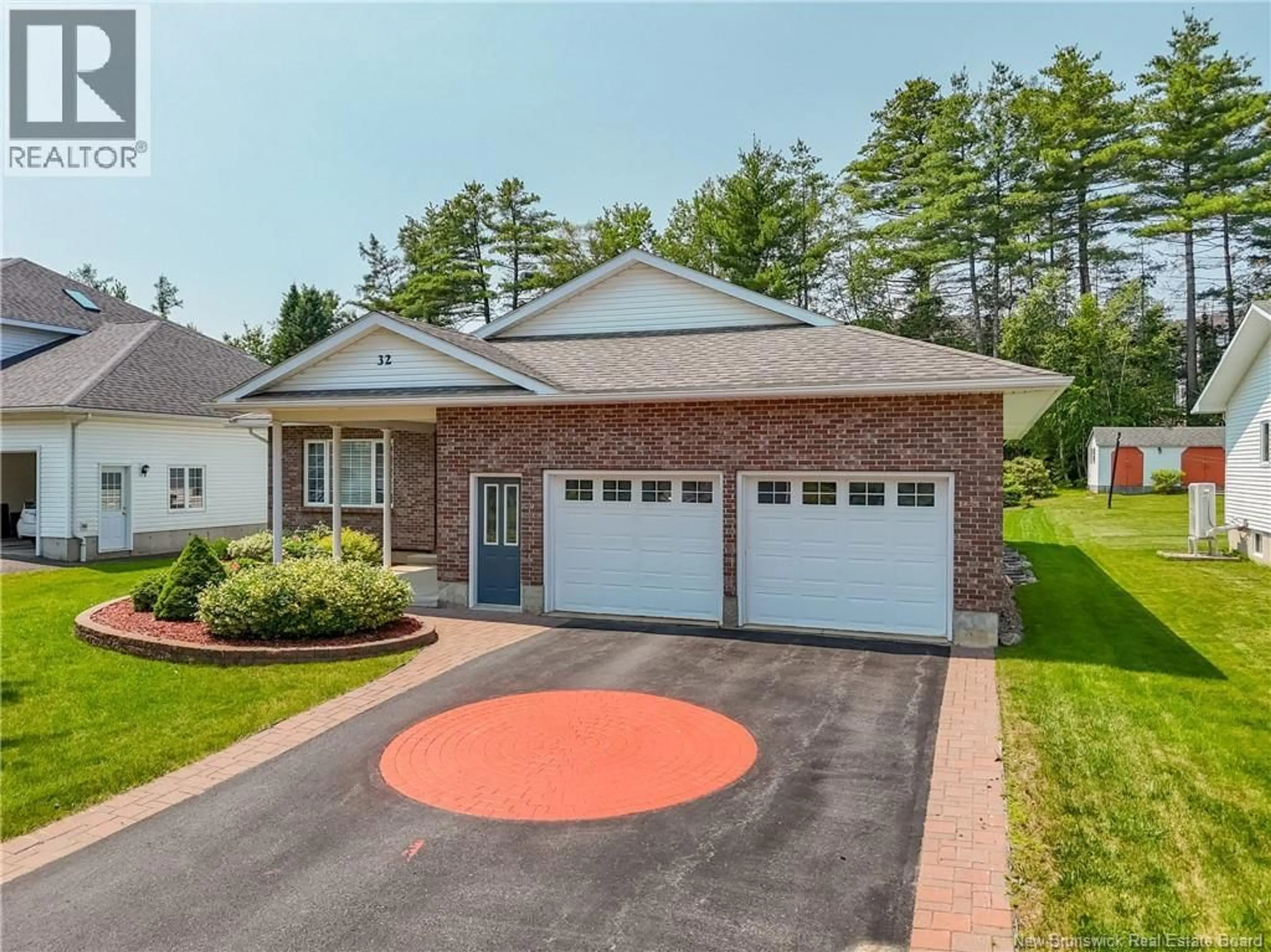 Home with brick exterior material, street for 32 BARBARA COURT, Fredericton New Brunswick E3B7G6