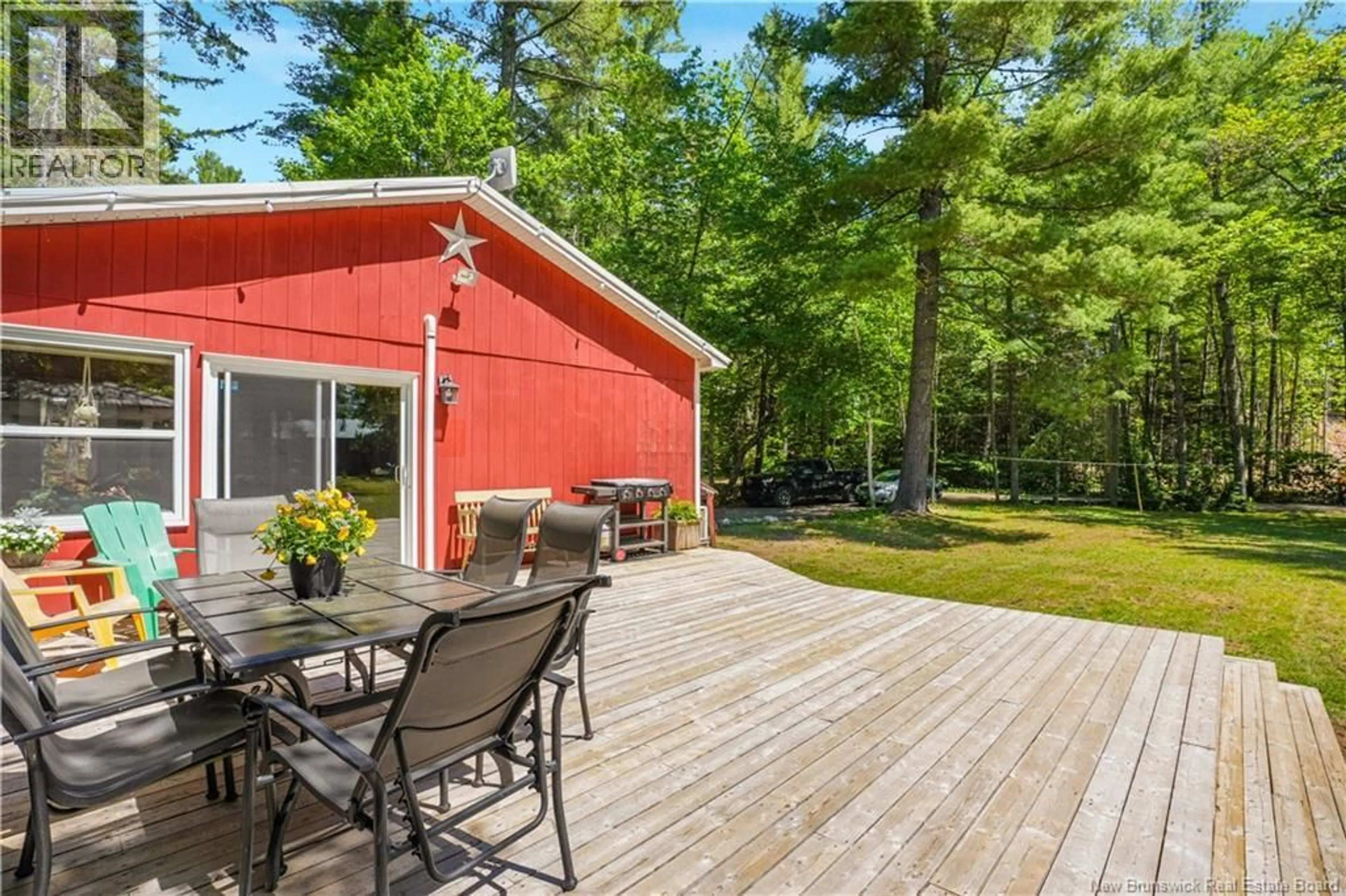 Patio, forest/trees view for 111 CAMP ROAD, Durham Bridge New Brunswick E6C1N8