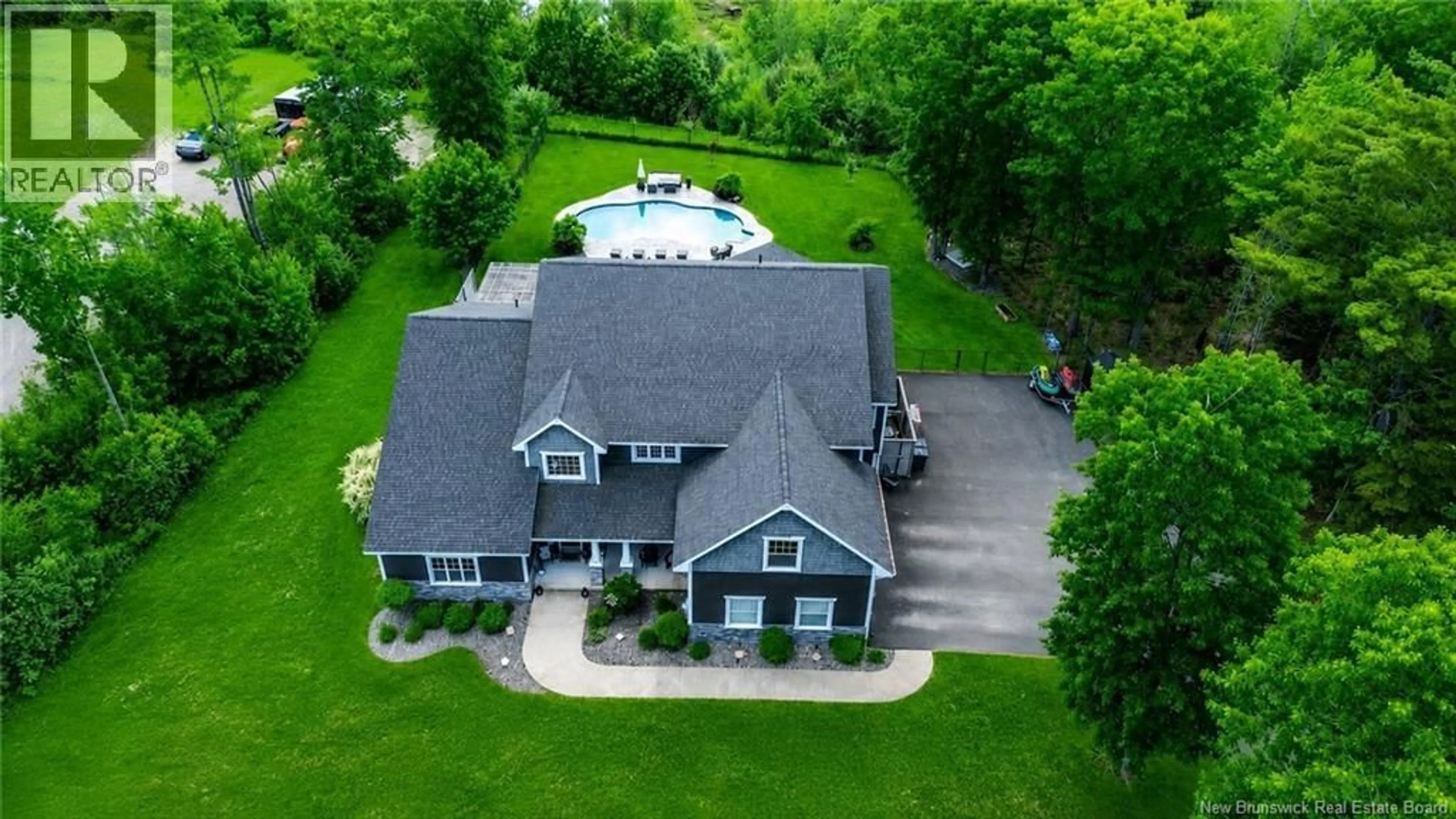 A pic from outside/outdoor area/front of a property/back of a property/a pic from drone, unknown for 15 KORS LANE, Lower Saint Marys New Brunswick E3A5V6