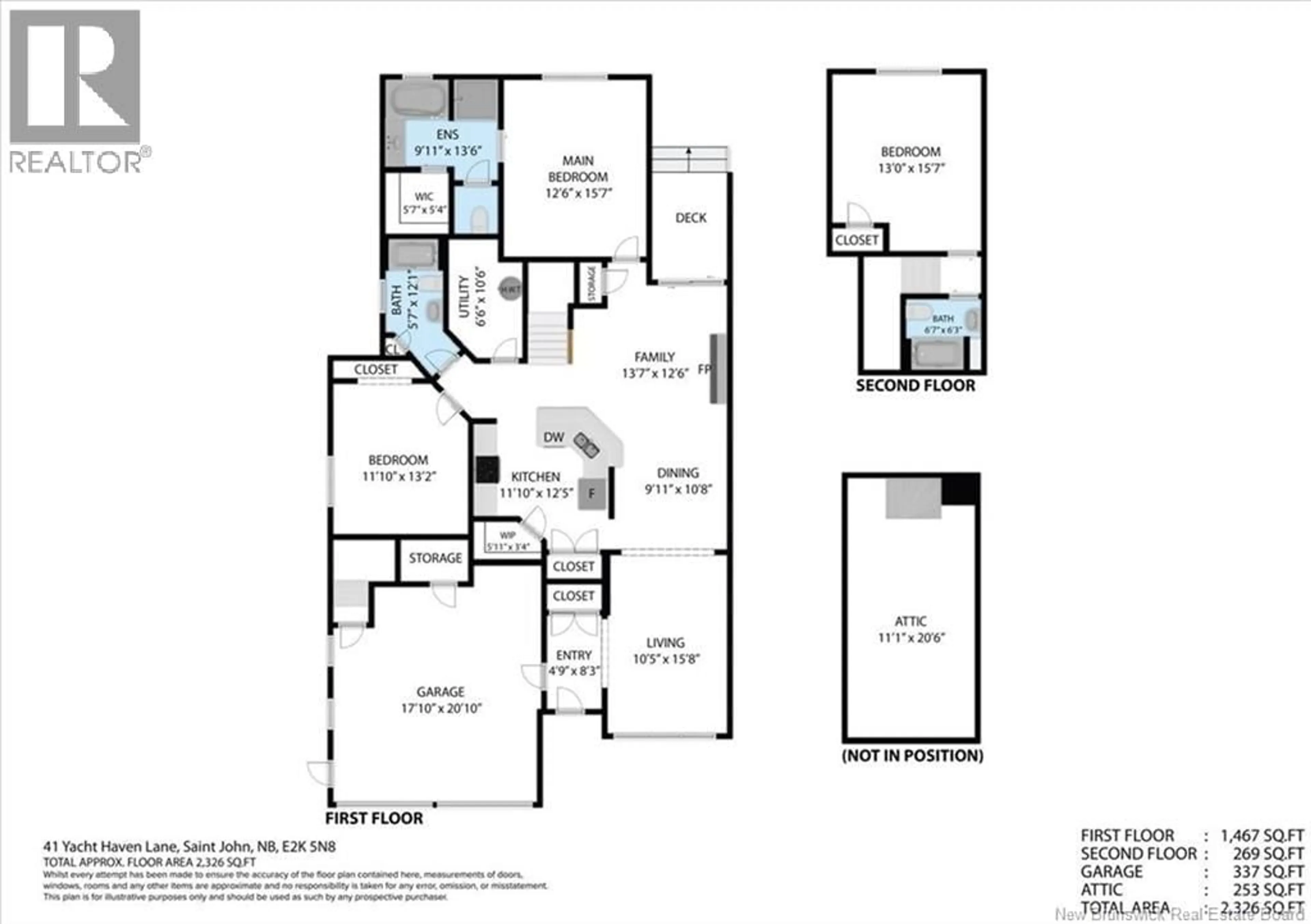 Floor plan for 41 YACHT HAVEN LANE, Saint John New Brunswick E2K5N8