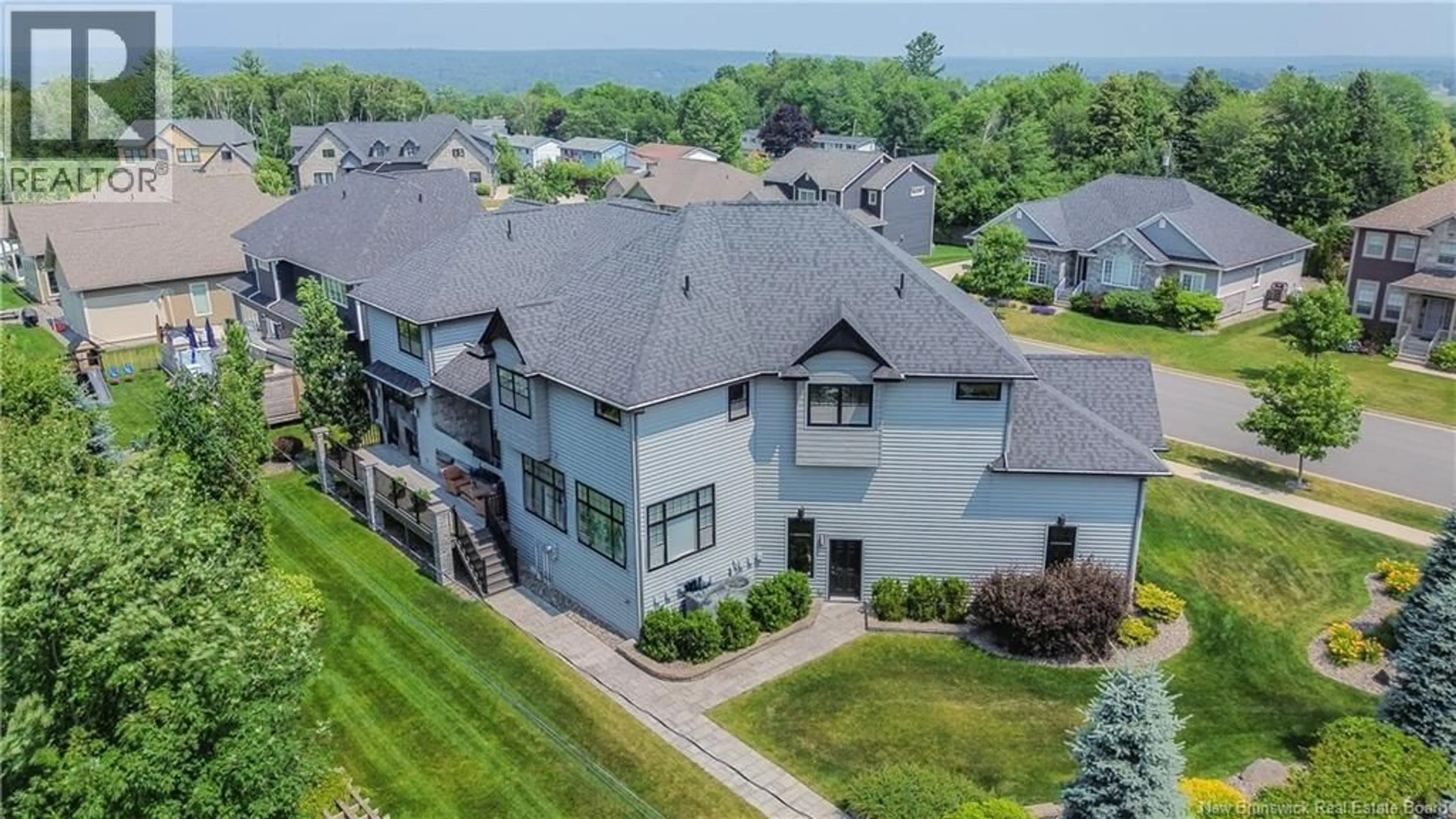 A pic from outside/outdoor area/front of a property/back of a property/a pic from drone, mountain view for 620 WETMORE ROAD, Fredericton New Brunswick E3B7G6