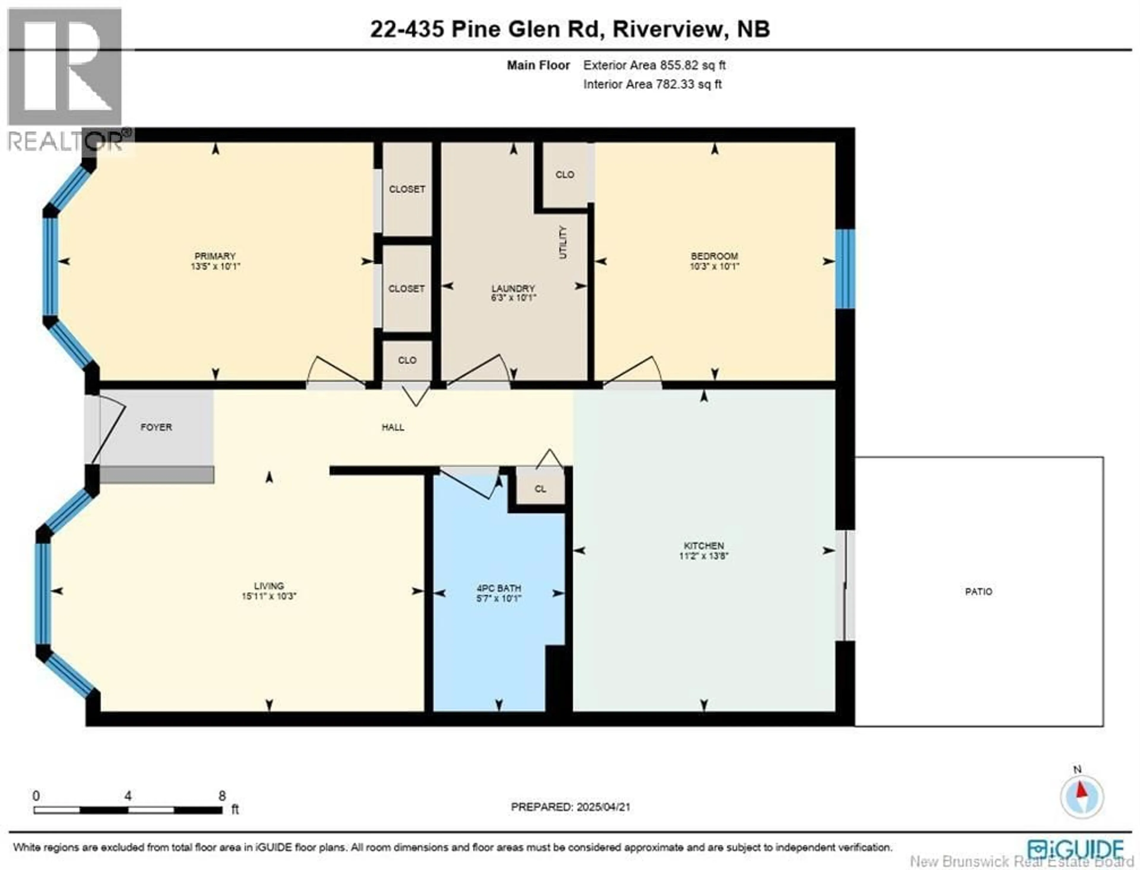 Floor plan for 22 - 435 PINE GLEN ROAD, Riverview New Brunswick E1B4J8