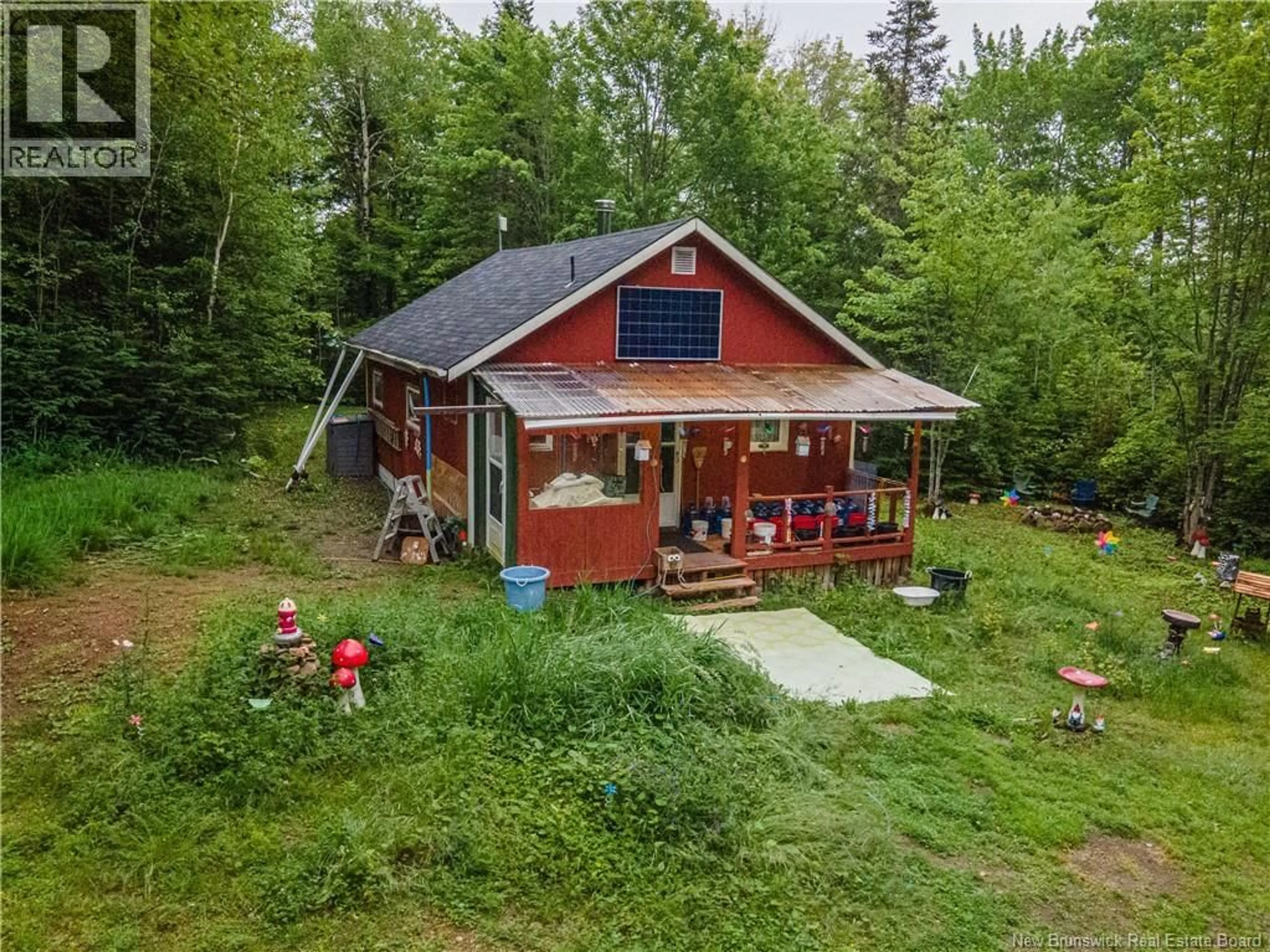 A pic from outside/outdoor area/front of a property/back of a property/a pic from drone, unknown for 76 BACK ROAD, Summerfield New Brunswick E4G4G3