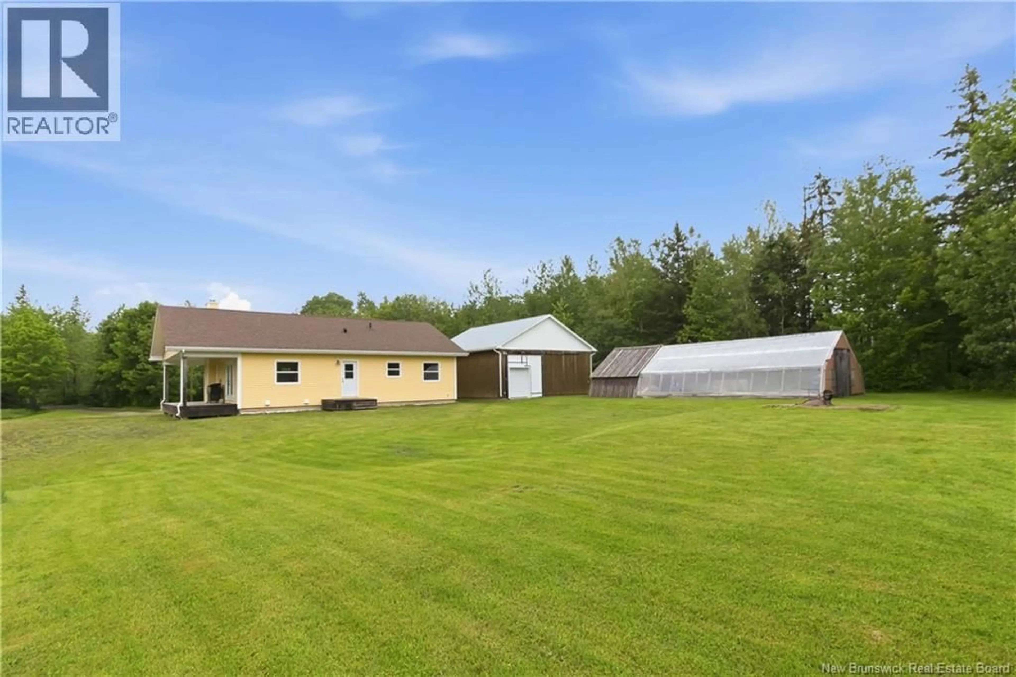 A pic from outside/outdoor area/front of a property/back of a property/a pic from drone, building for 831 SAINT ANDRE ROAD, Saint-Andre-LeBlanc New Brunswick E4P6C8