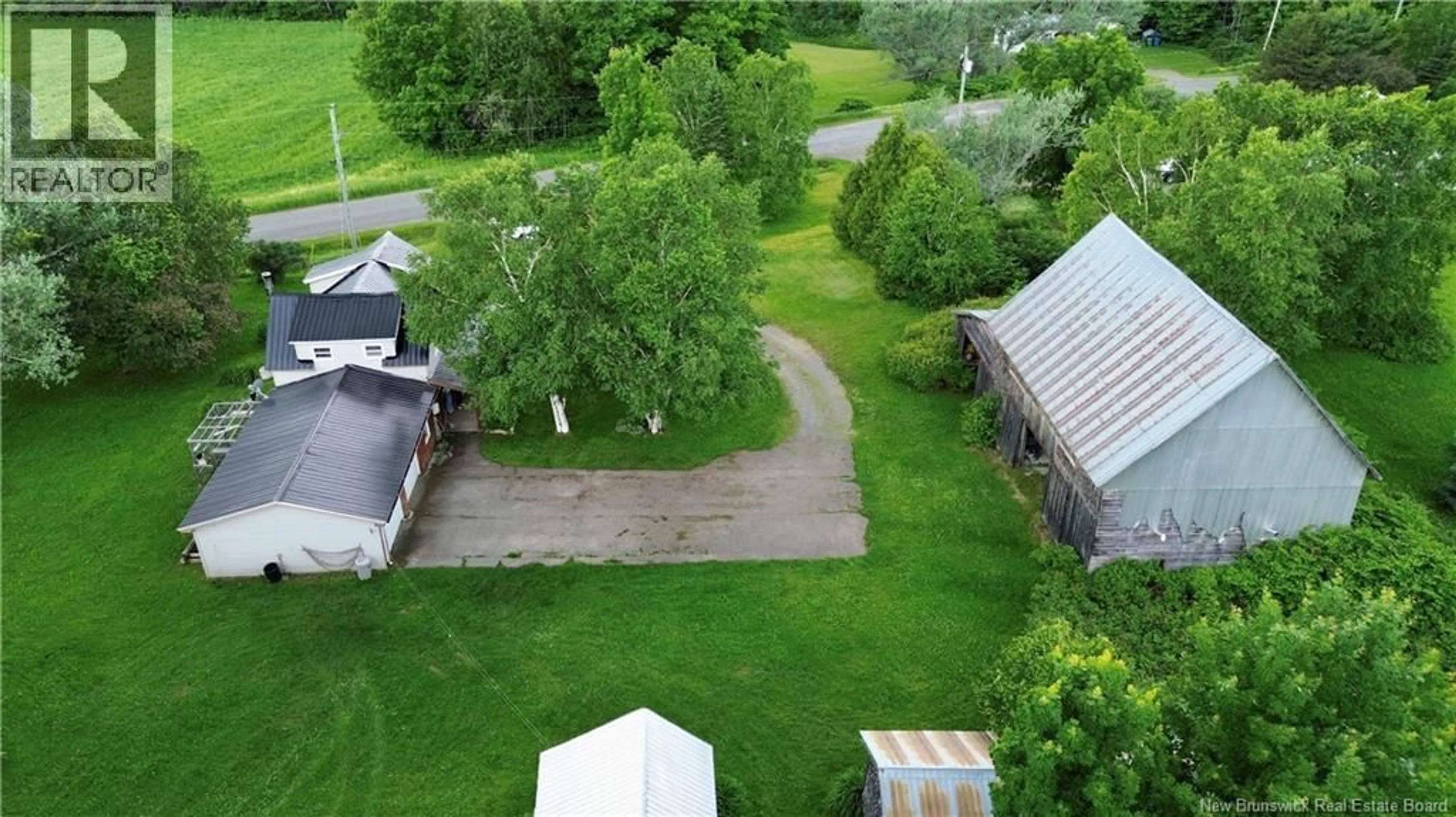 A pic from outside/outdoor area/front of a property/back of a property/a pic from drone, unknown for 665 CALIFORNIA SETTLEMENT ROAD, California Settlement New Brunswick E3Z1W1