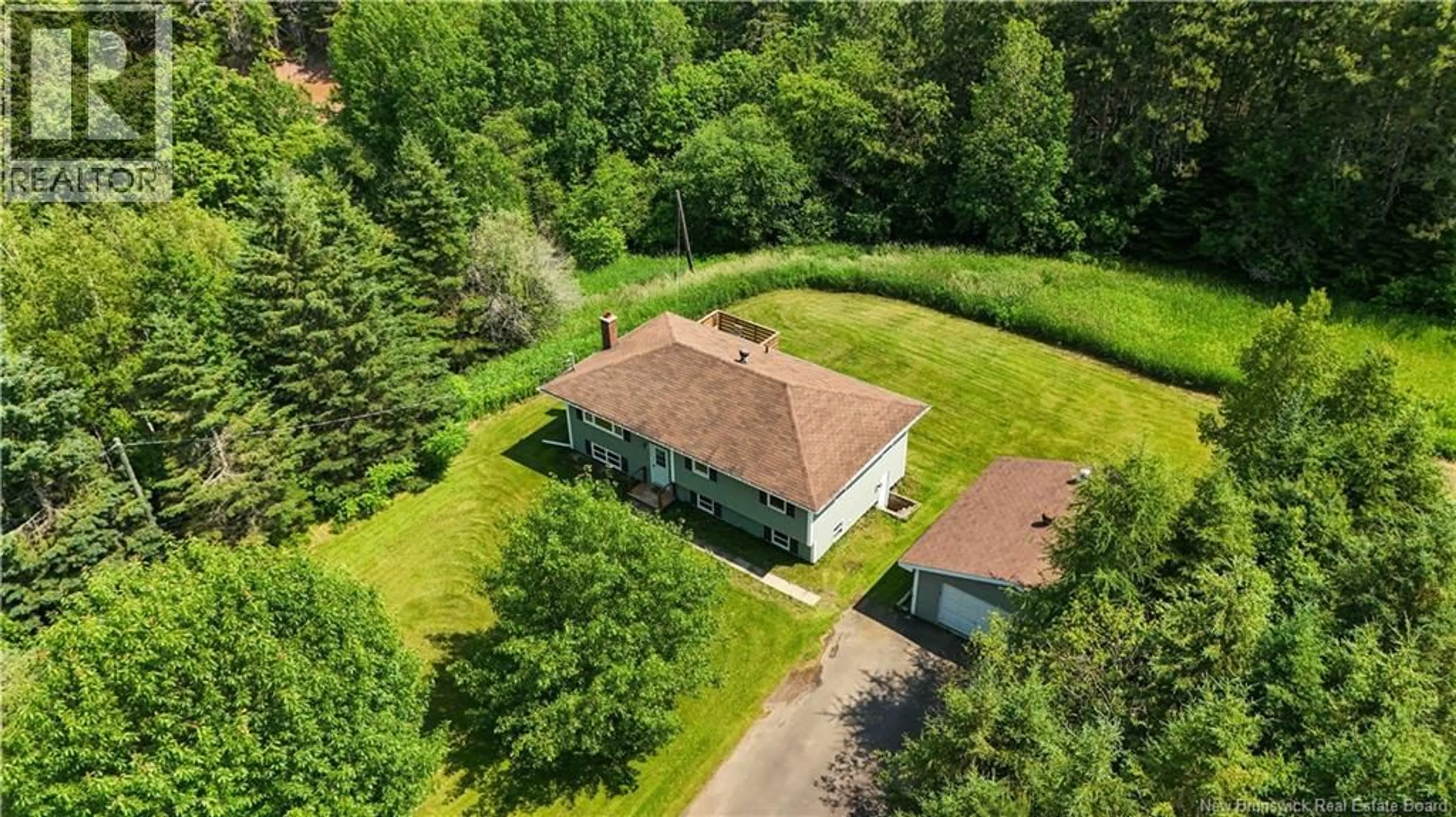 A pic from outside/outdoor area/front of a property/back of a property/a pic from drone, unknown for 128 RITCHIE ROAD, Upper Coverdale New Brunswick E1J1V5