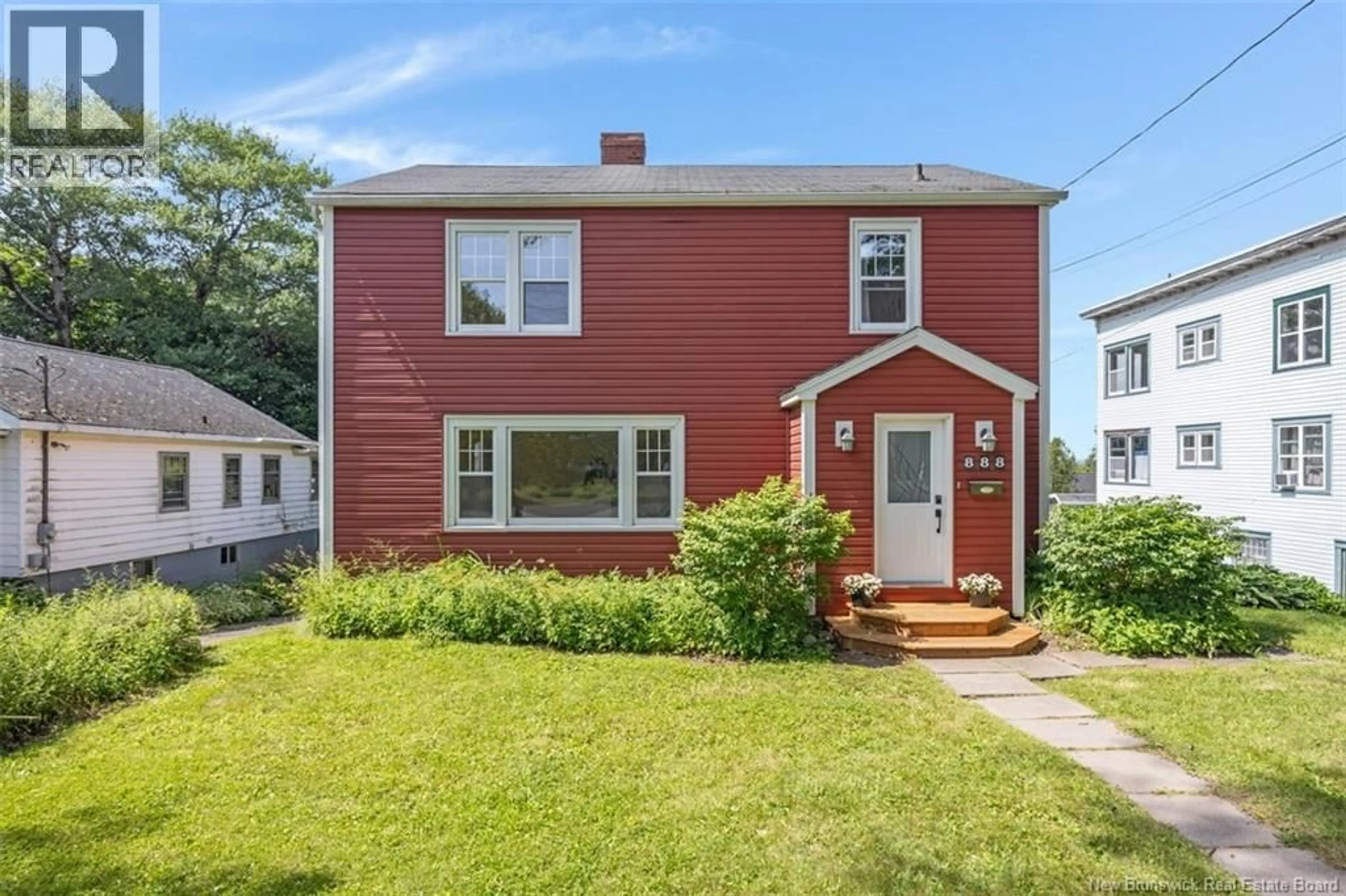Home with vinyl exterior material, street for 888 MANAWAGONISH ROAD, Saint John New Brunswick E2M3X1