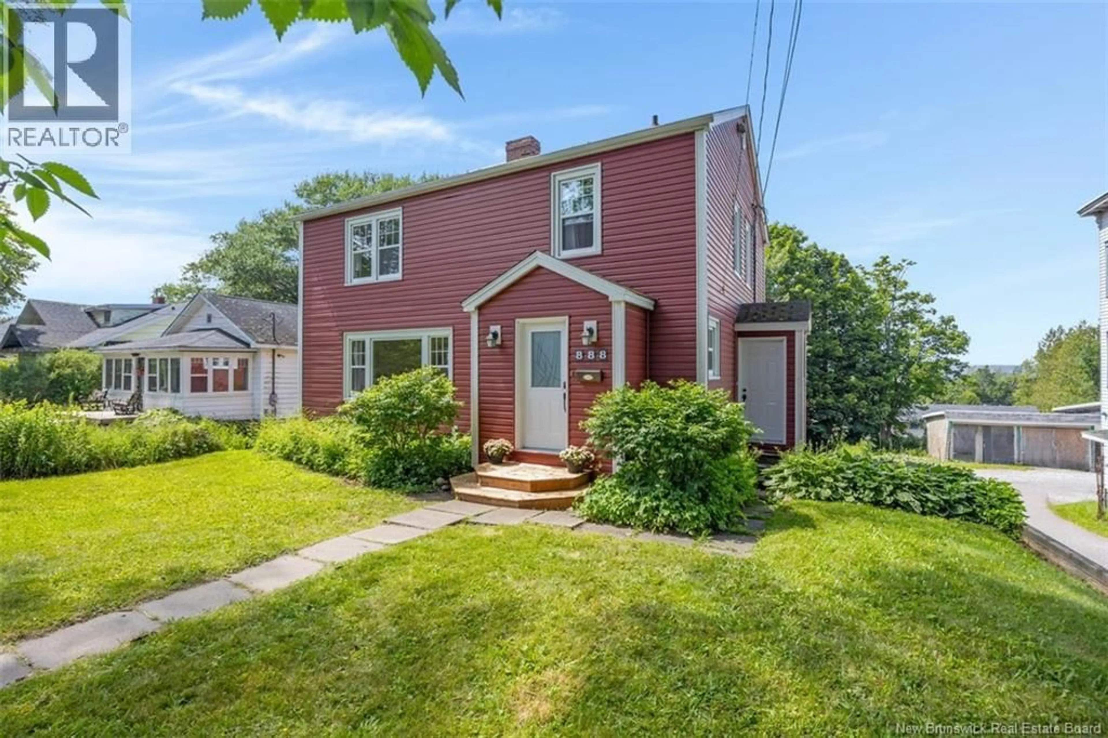 Home with vinyl exterior material, street for 888 MANAWAGONISH ROAD, Saint John New Brunswick E2M3X1