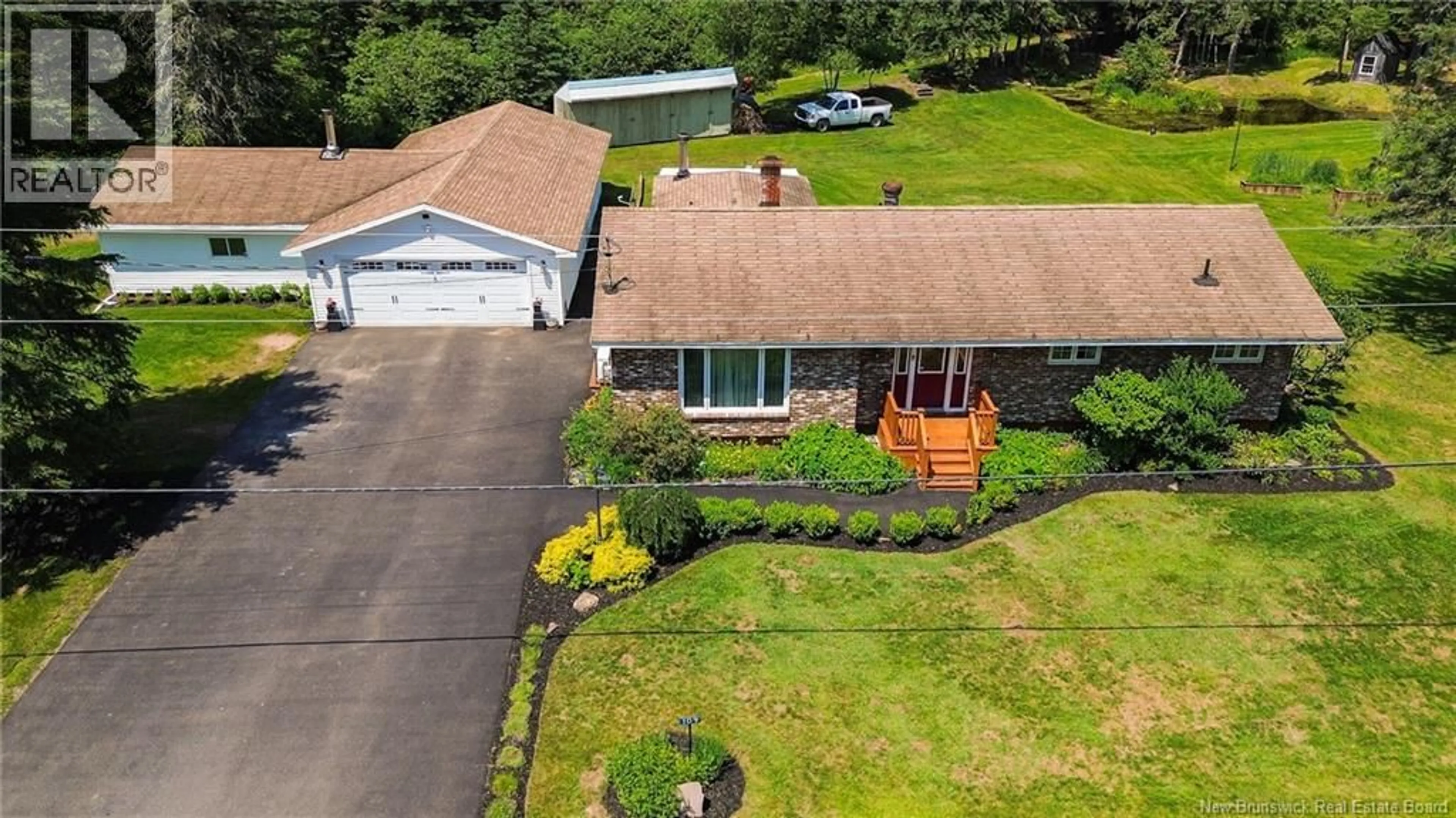 A pic from outside/outdoor area/front of a property/back of a property/a pic from drone, unknown for 109 BELLEISLE ROAD, Norton New Brunswick E5T1S7