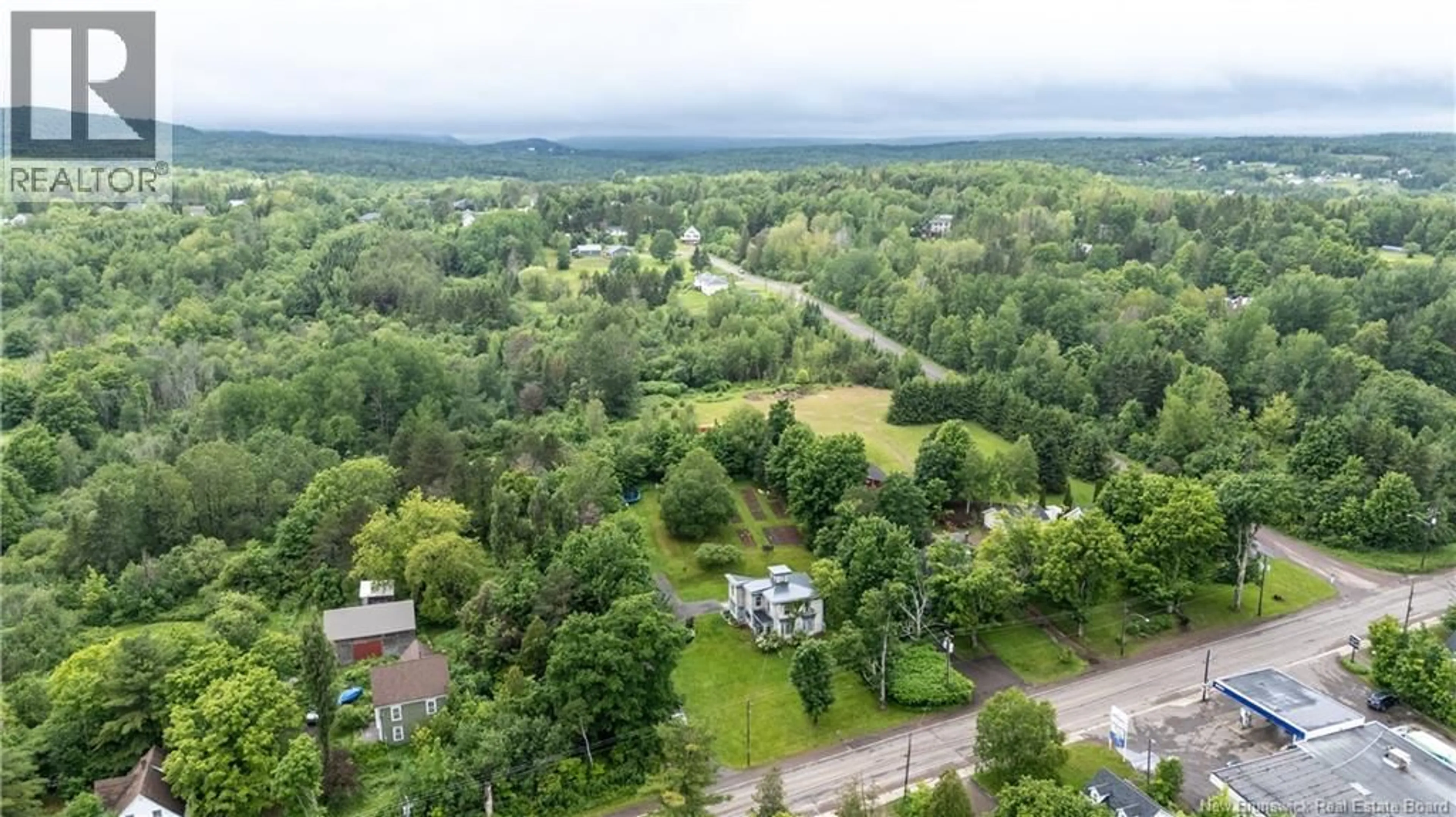 A pic from outside/outdoor area/front of a property/back of a property/a pic from drone, forest/trees view for 3010 MAIN STREET, Hillsborough New Brunswick E4H2Z2
