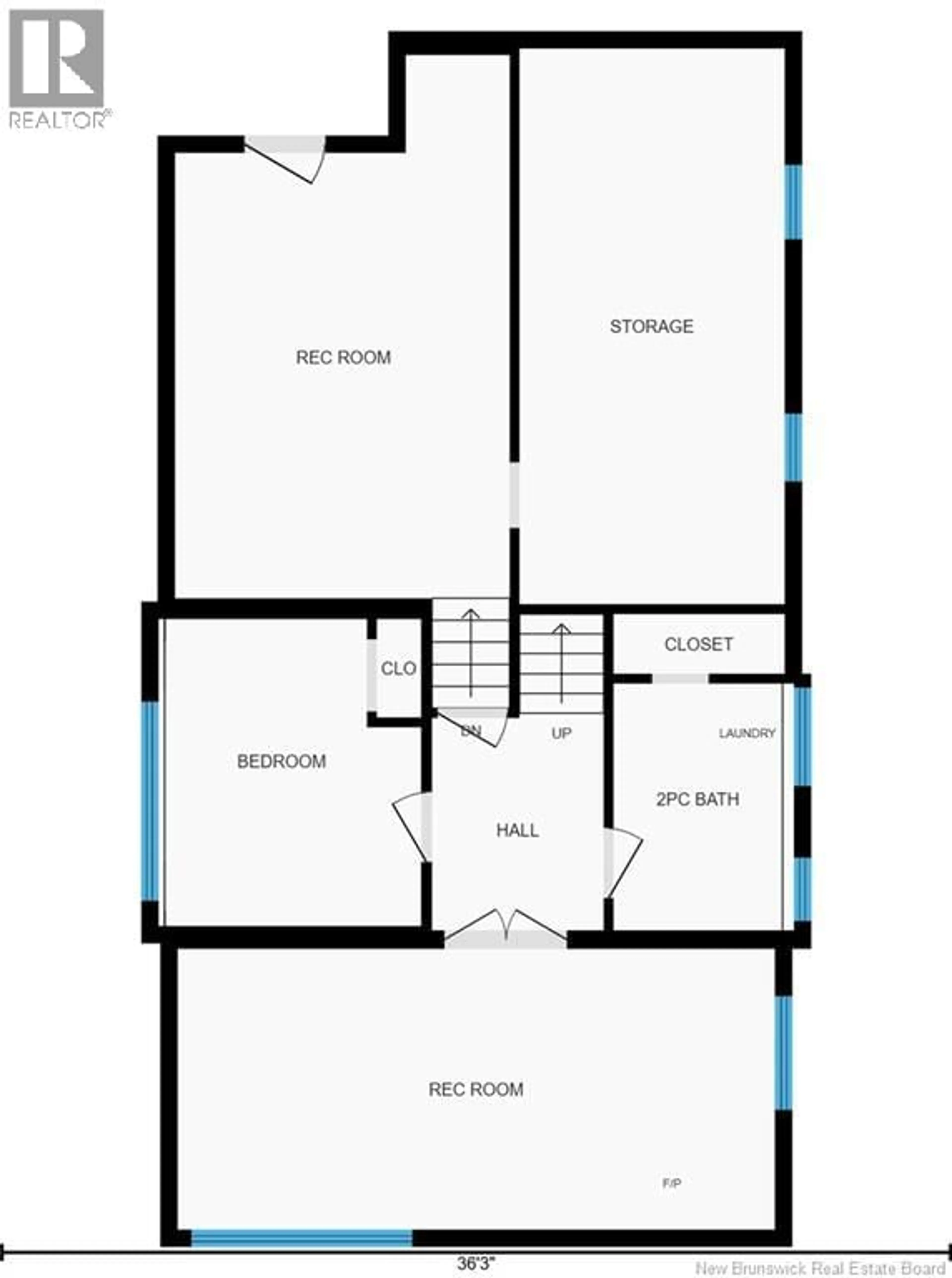 Floor plan for 58 CHALEUR, Belledune New Brunswick E8G1Z4