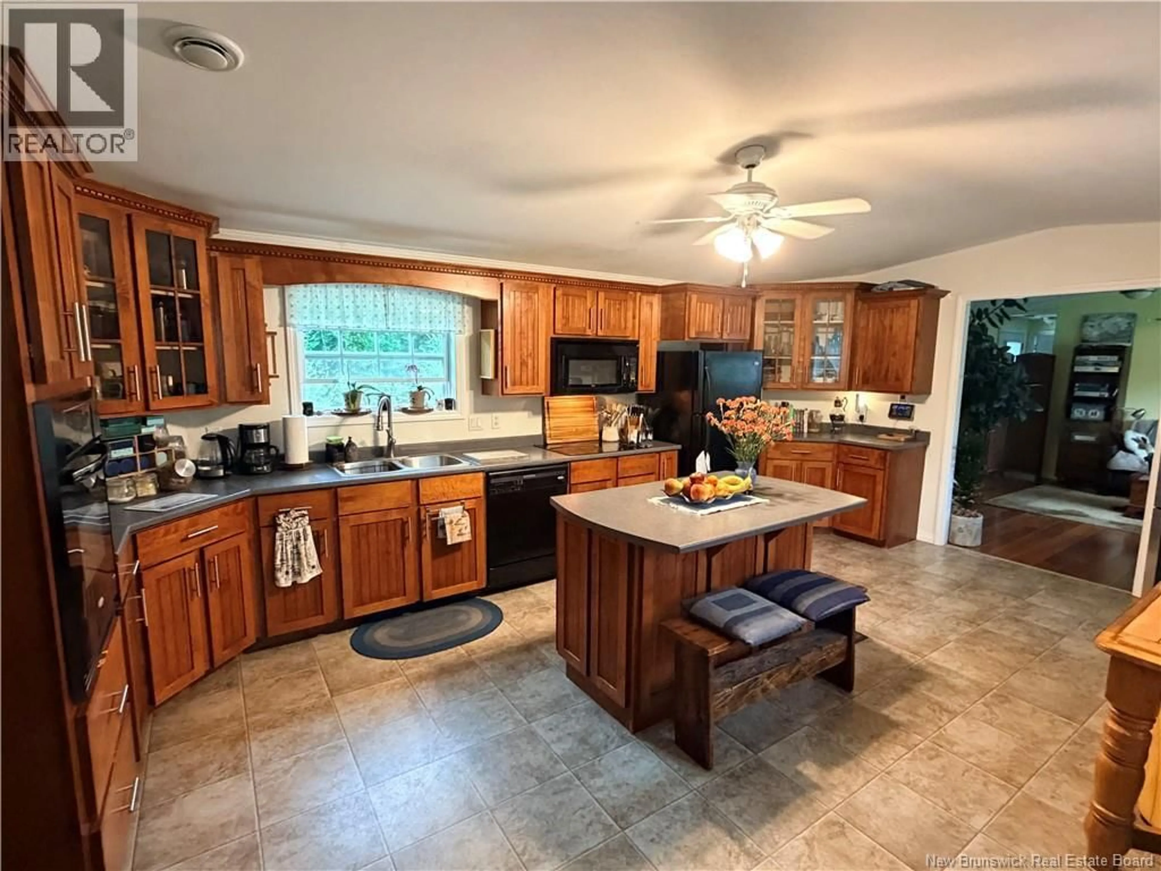 Open concept kitchen, ceramic/tile floor for 10 DOUGLAS VALLEY LANE, Welsford New Brunswick E5K3Z7