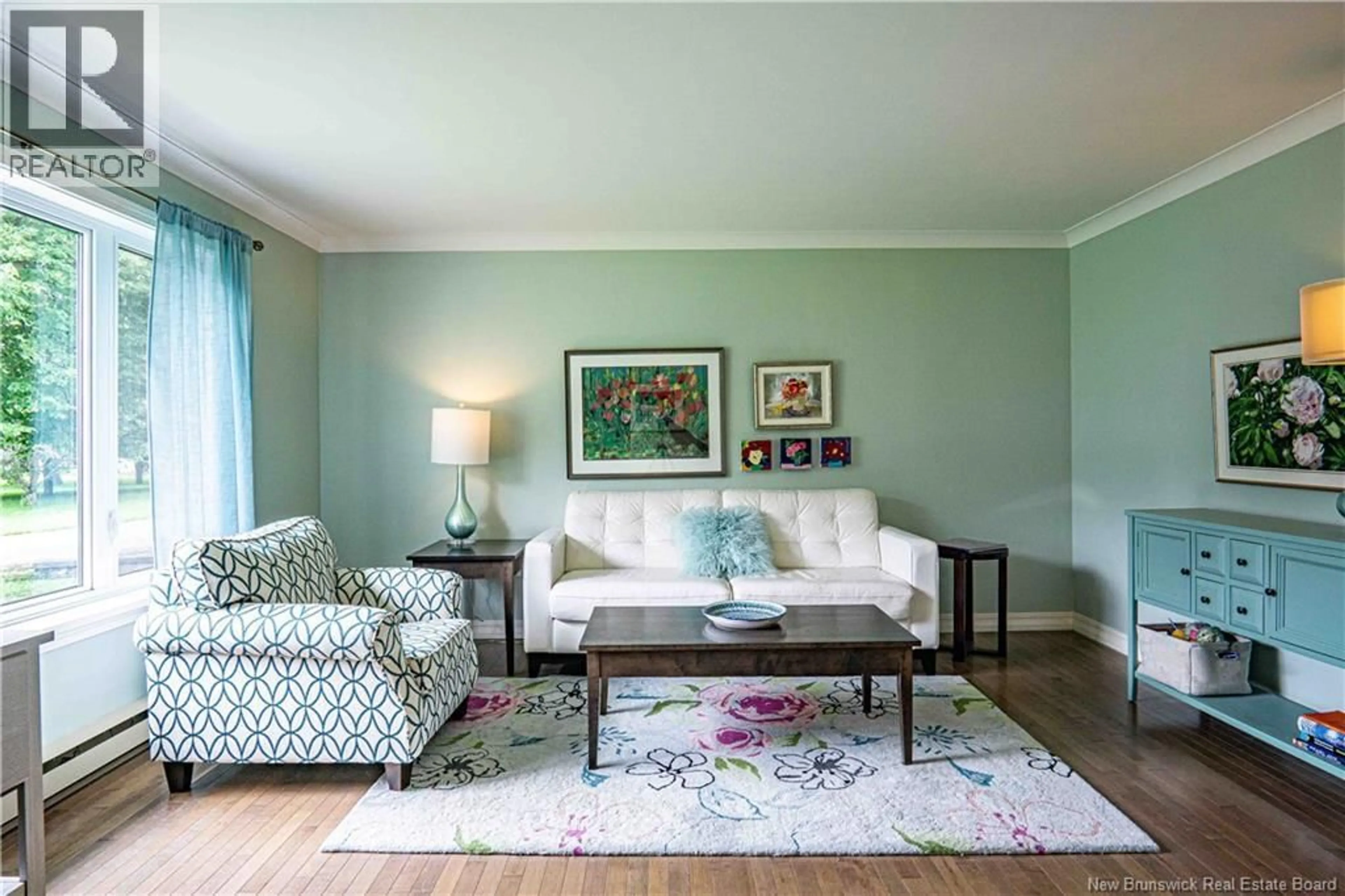 Living room with furniture, unknown for 75 THORNDALE COURT, Fredericton New Brunswick E3C1M1