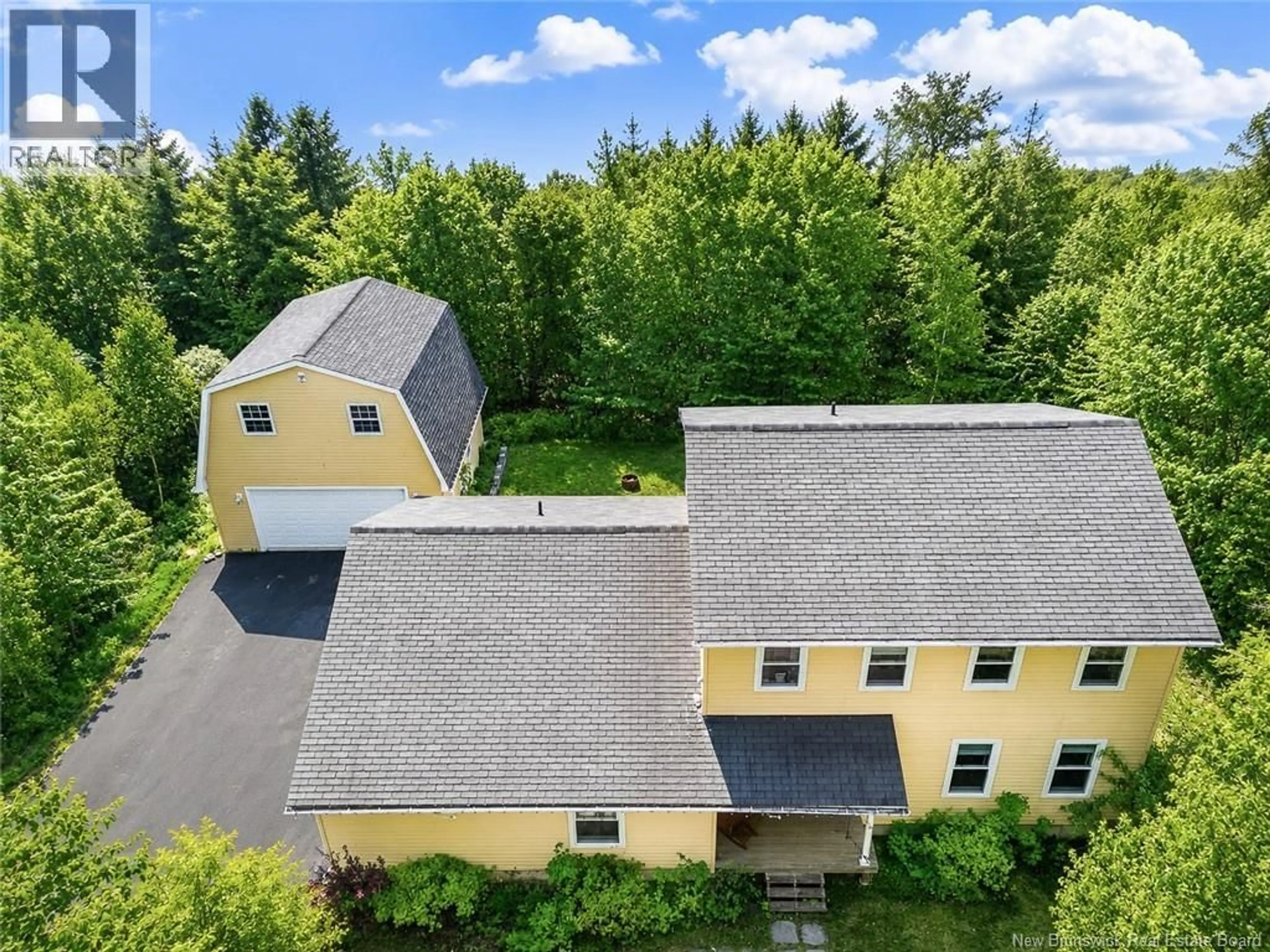 A pic from outside/outdoor area/front of a property/back of a property/a pic from drone, building for 1225 CHARTERS SETTLEMENT ROAD, Charters Settlement New Brunswick E3C1W2