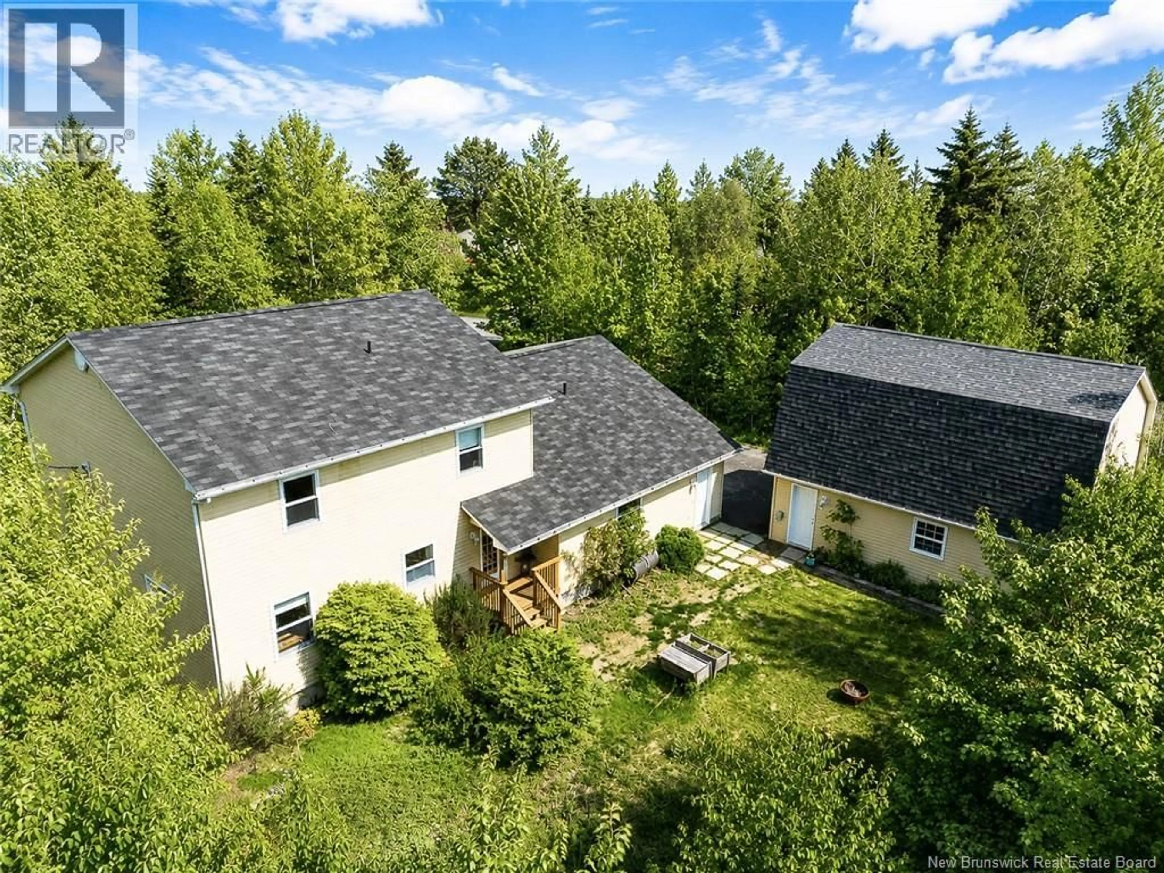 A pic from outside/outdoor area/front of a property/back of a property/a pic from drone, forest/trees view for 1225 CHARTERS SETTLEMENT ROAD, Charters Settlement New Brunswick E3C1W2