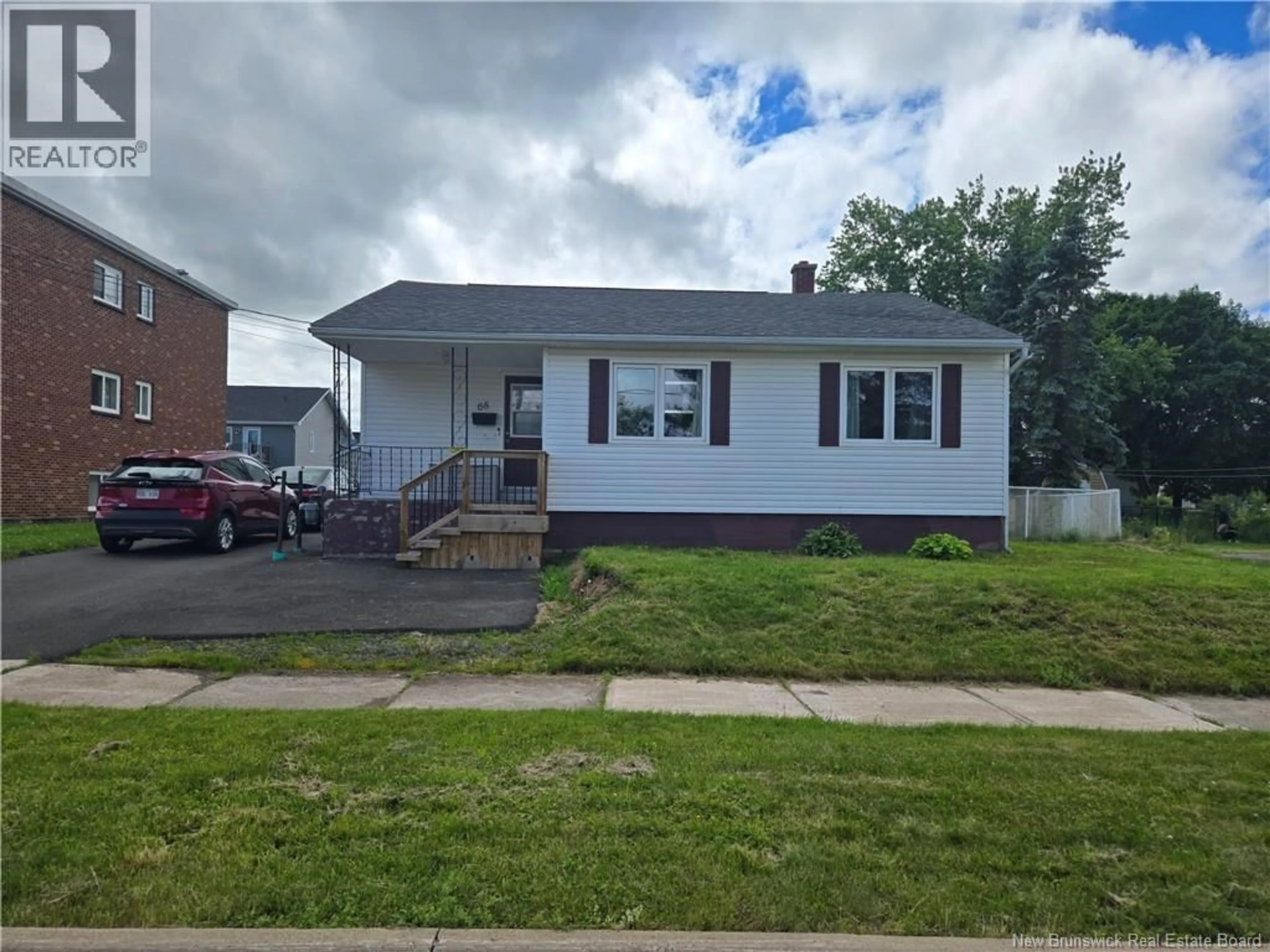 Home with vinyl exterior material, street for 68 KATHERINE AVENUE, Moncton New Brunswick E1C7M6