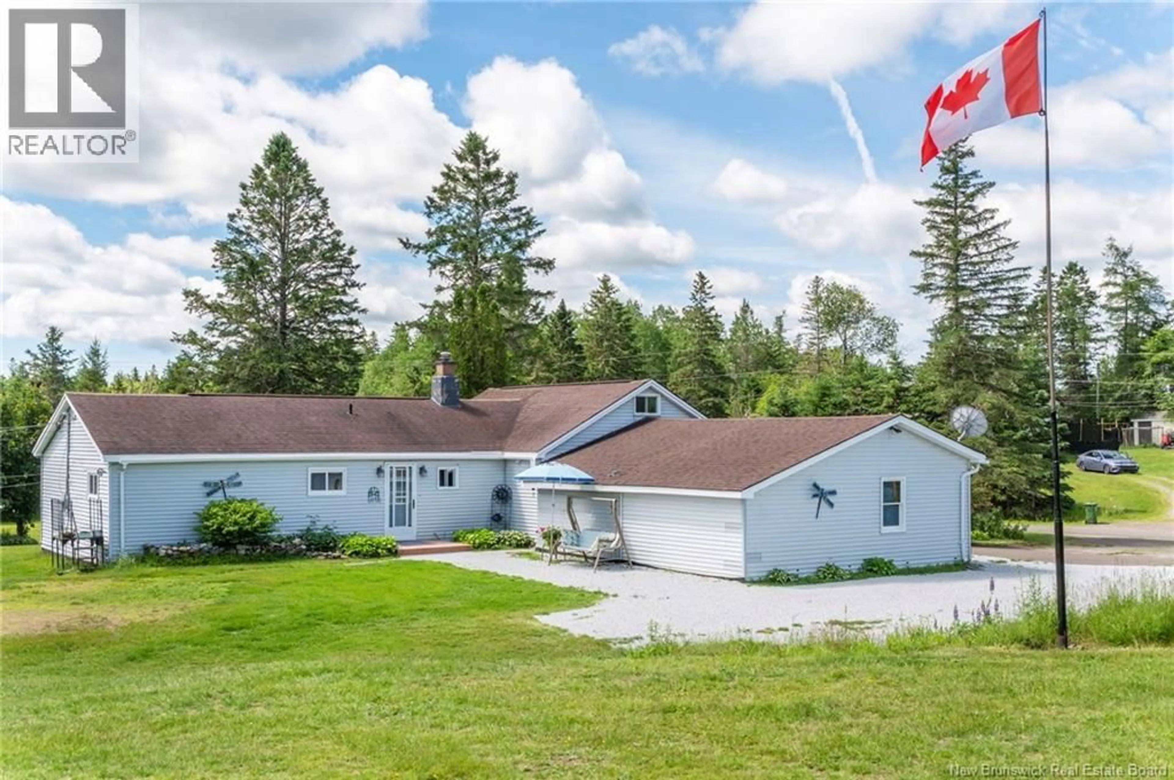 A pic from outside/outdoor area/front of a property/back of a property/a pic from drone, mountain view for 10 MCMAHON, Barnesville New Brunswick E5N3S7
