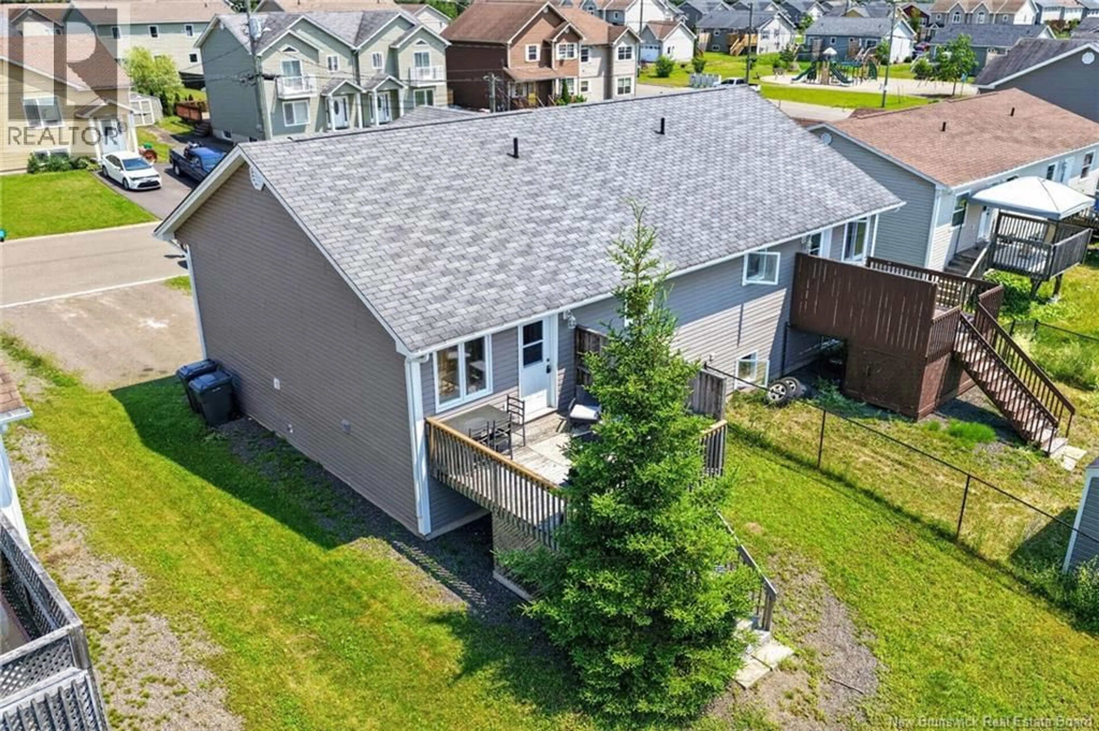 A pic from outside/outdoor area/front of a property/back of a property/a pic from drone, street for 46 TANYA, Moncton New Brunswick E1E4W5