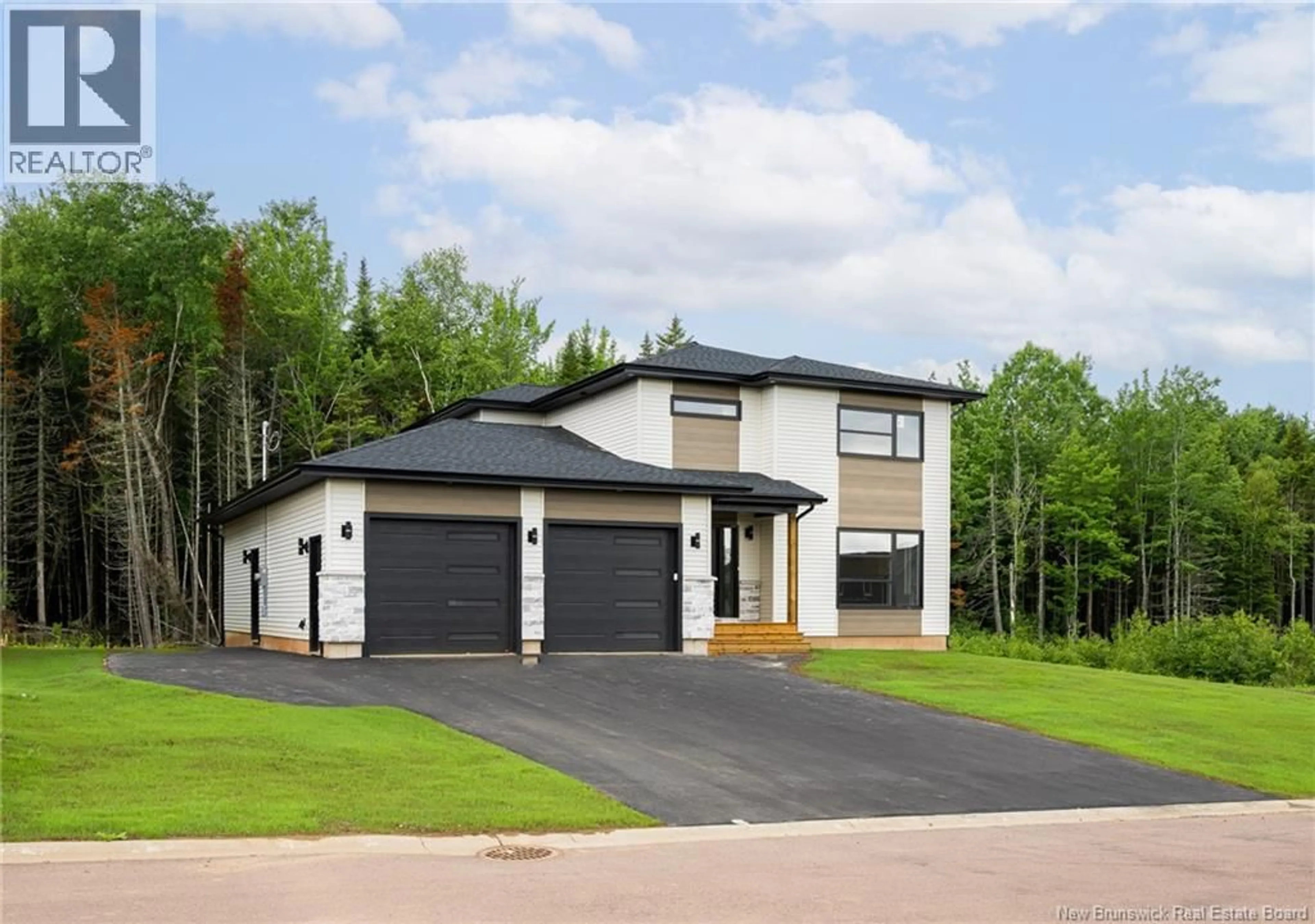 Home with vinyl exterior material, street for 198 RIPPLEWOOD, Moncton New Brunswick E1A2A7