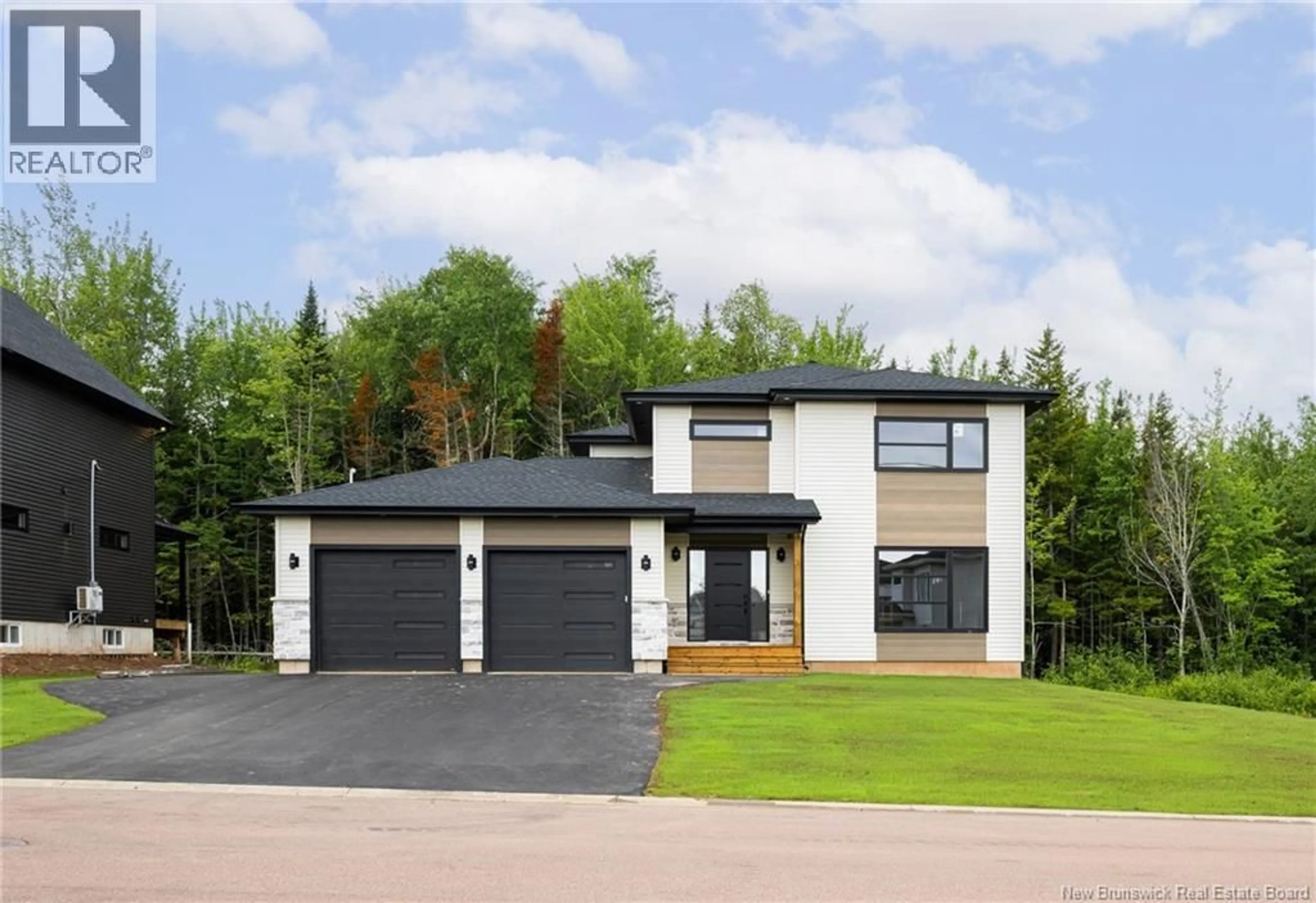 Home with vinyl exterior material, street for 198 RIPPLEWOOD, Moncton New Brunswick E1A2A7