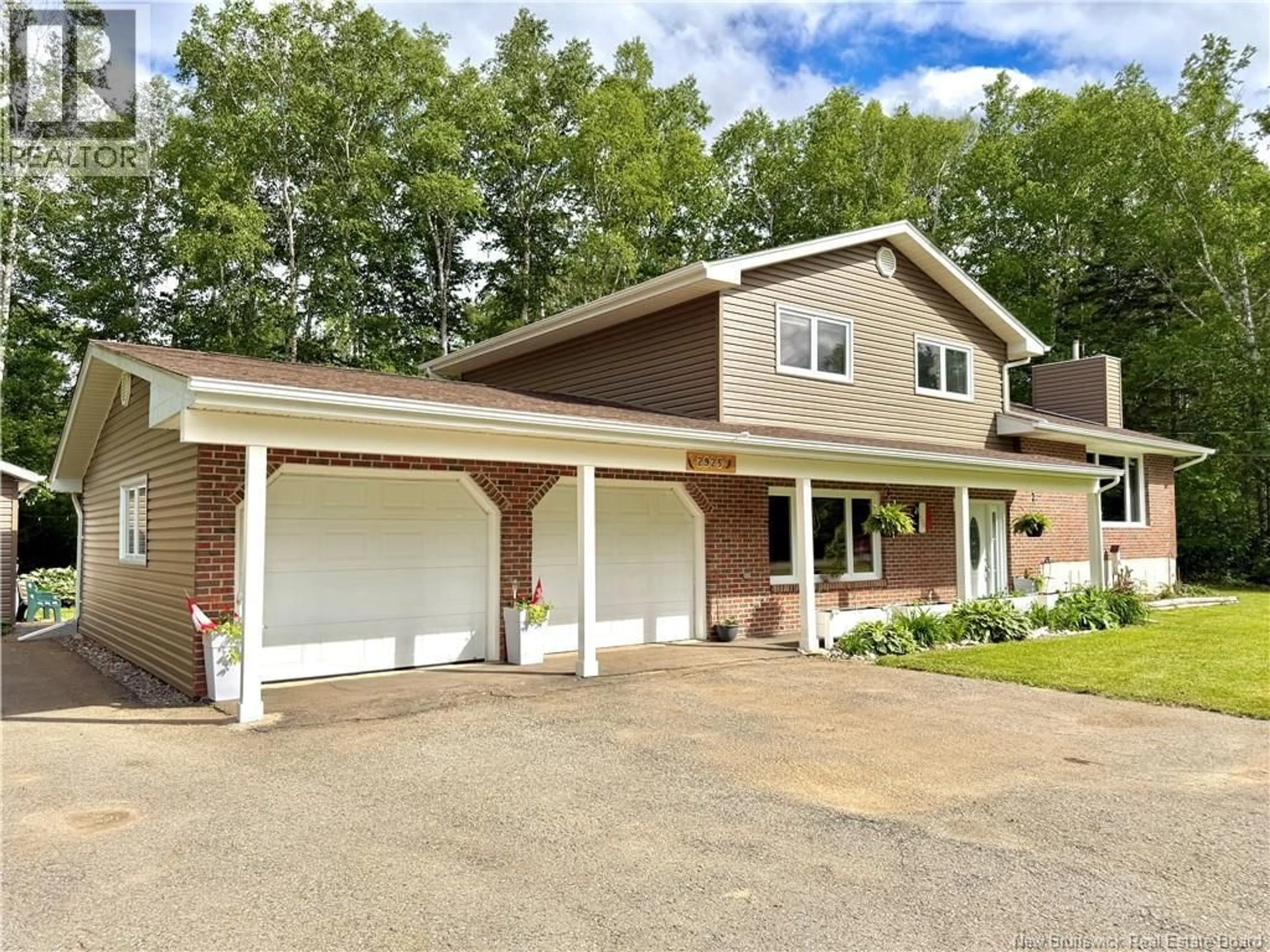 Home with vinyl exterior material, street for 2925 TETAGOUCHE NORTH, North Tetagouche New Brunswick E2A4Y8