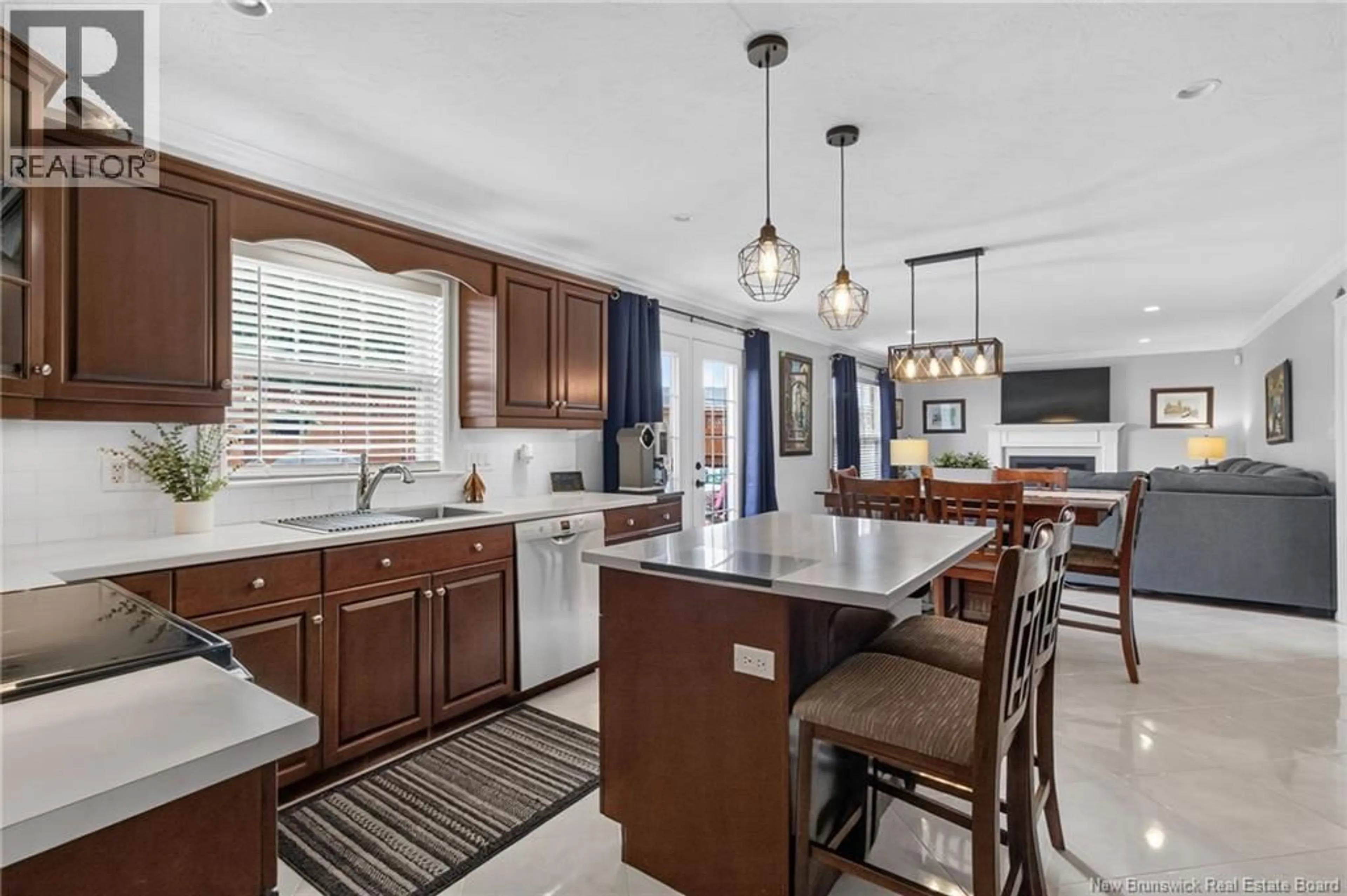 Open concept kitchen, ceramic/tile floor for 63 SHIAJAN CRESCENT, Moncton New Brunswick E1G0L5