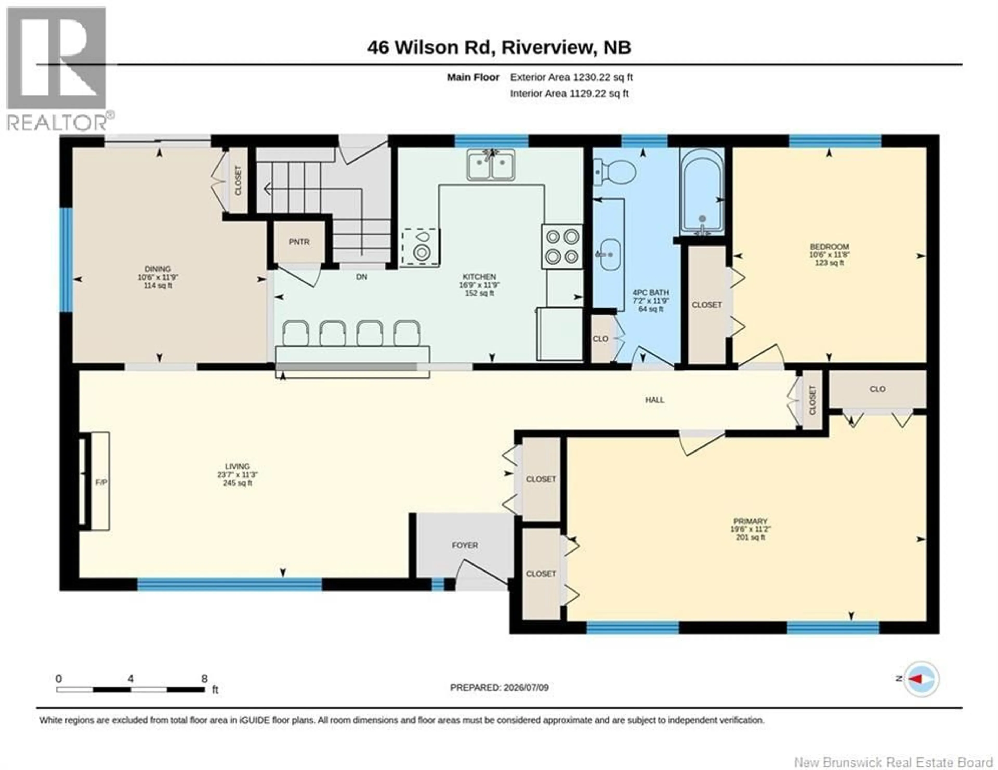 Floor plan for 46 WILSON ROAD, Riverview New Brunswick E1B2V5