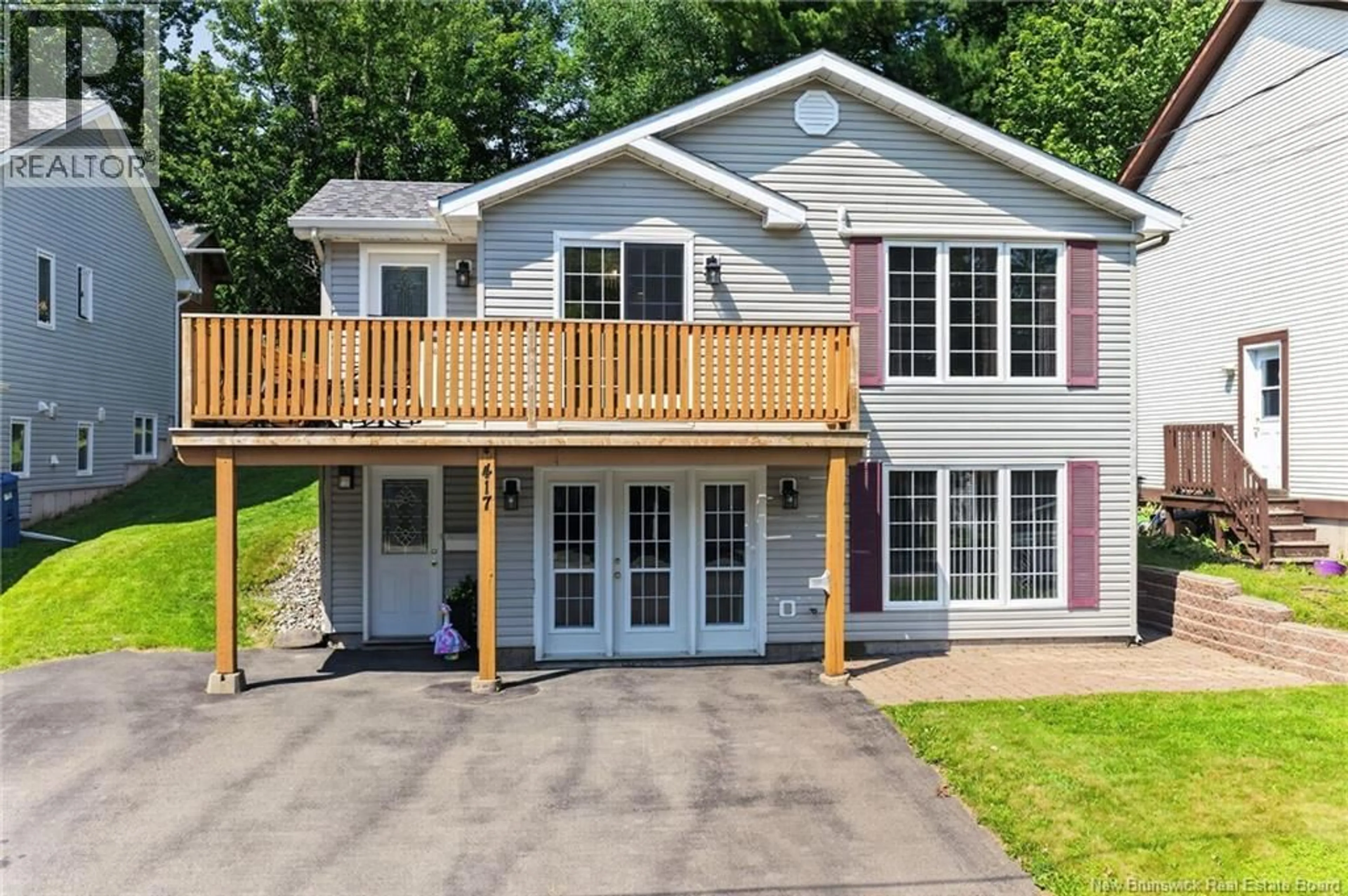 Home with vinyl exterior material, street for 417 WEDGEWOOD AVENUE, Riverview New Brunswick E1B2E5