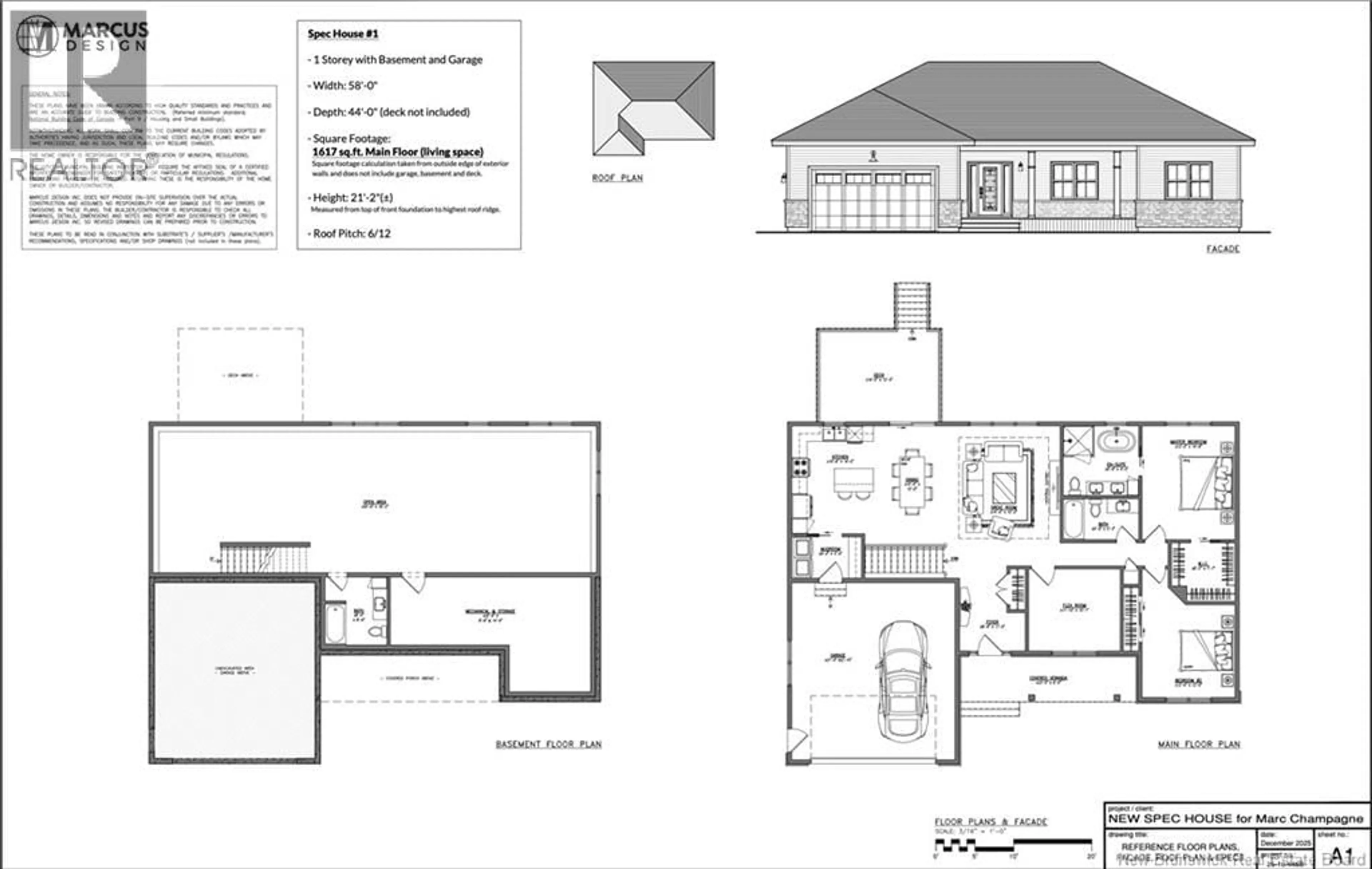 Floor plan for 10 DES GAMINS STREET, Lakeville New Brunswick E1H0J7