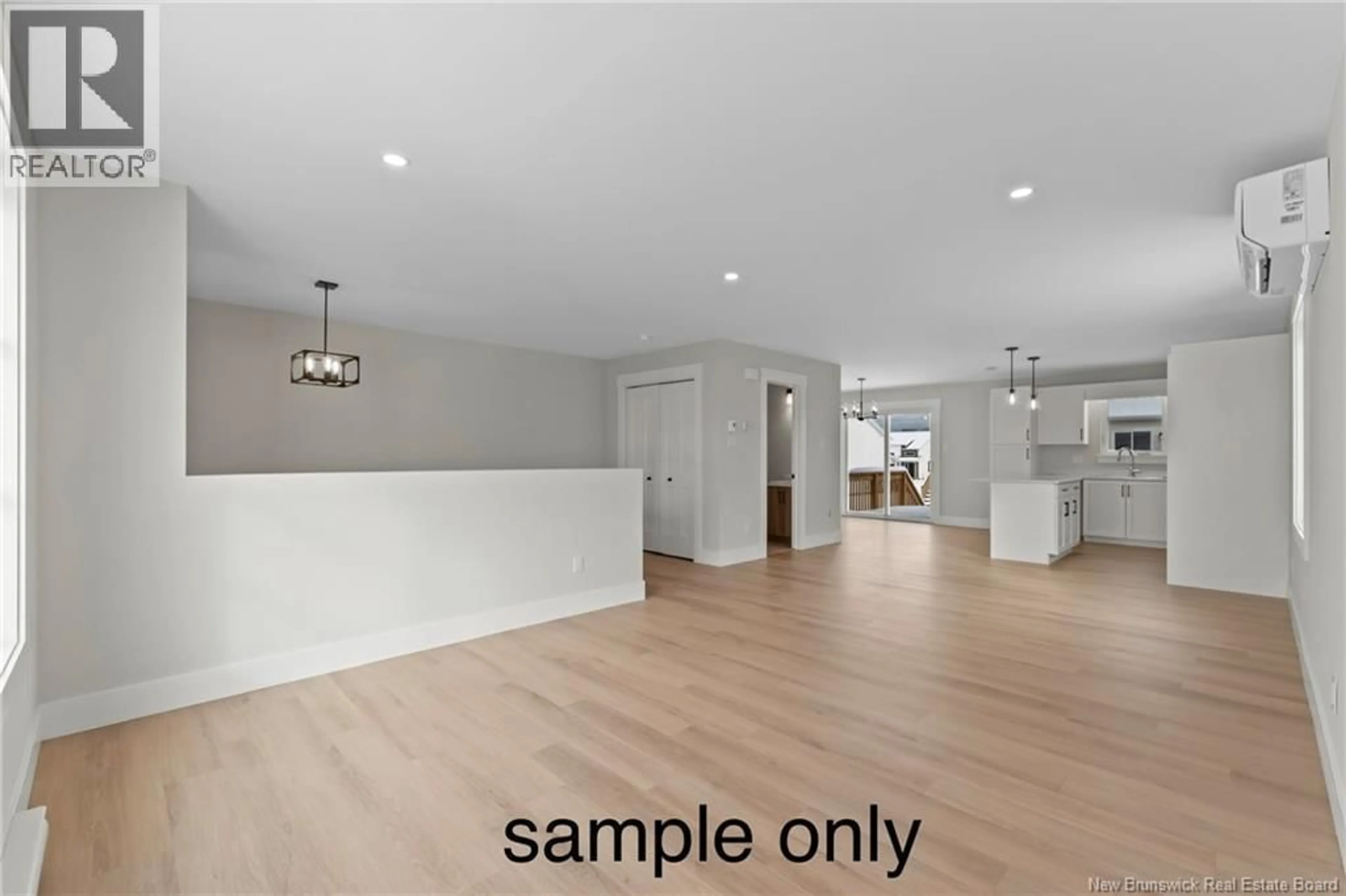 Open concept kitchen, wood/laminate floor for 214 MACCOUN STREET, Moncton New Brunswick E1K0A1