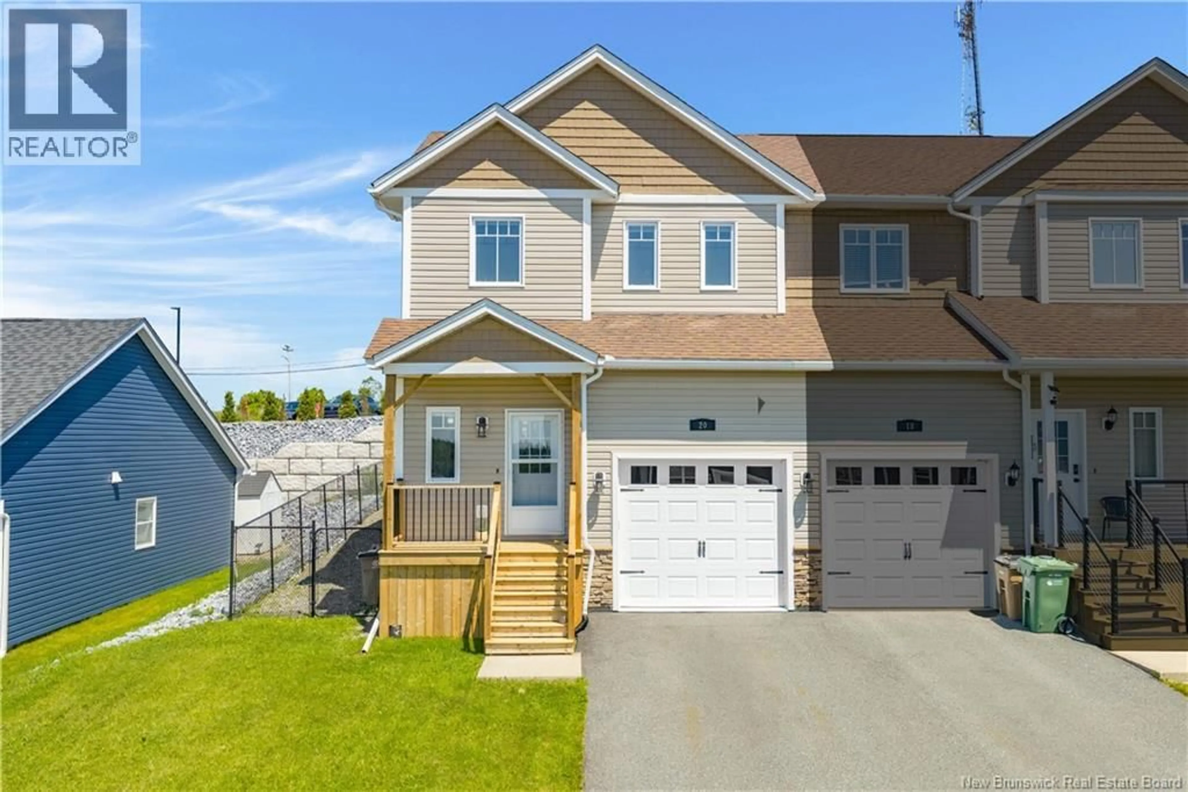 Home with vinyl exterior material, street for 20 WILD FOX DRIVE, Saint John New Brunswick E2M0G1