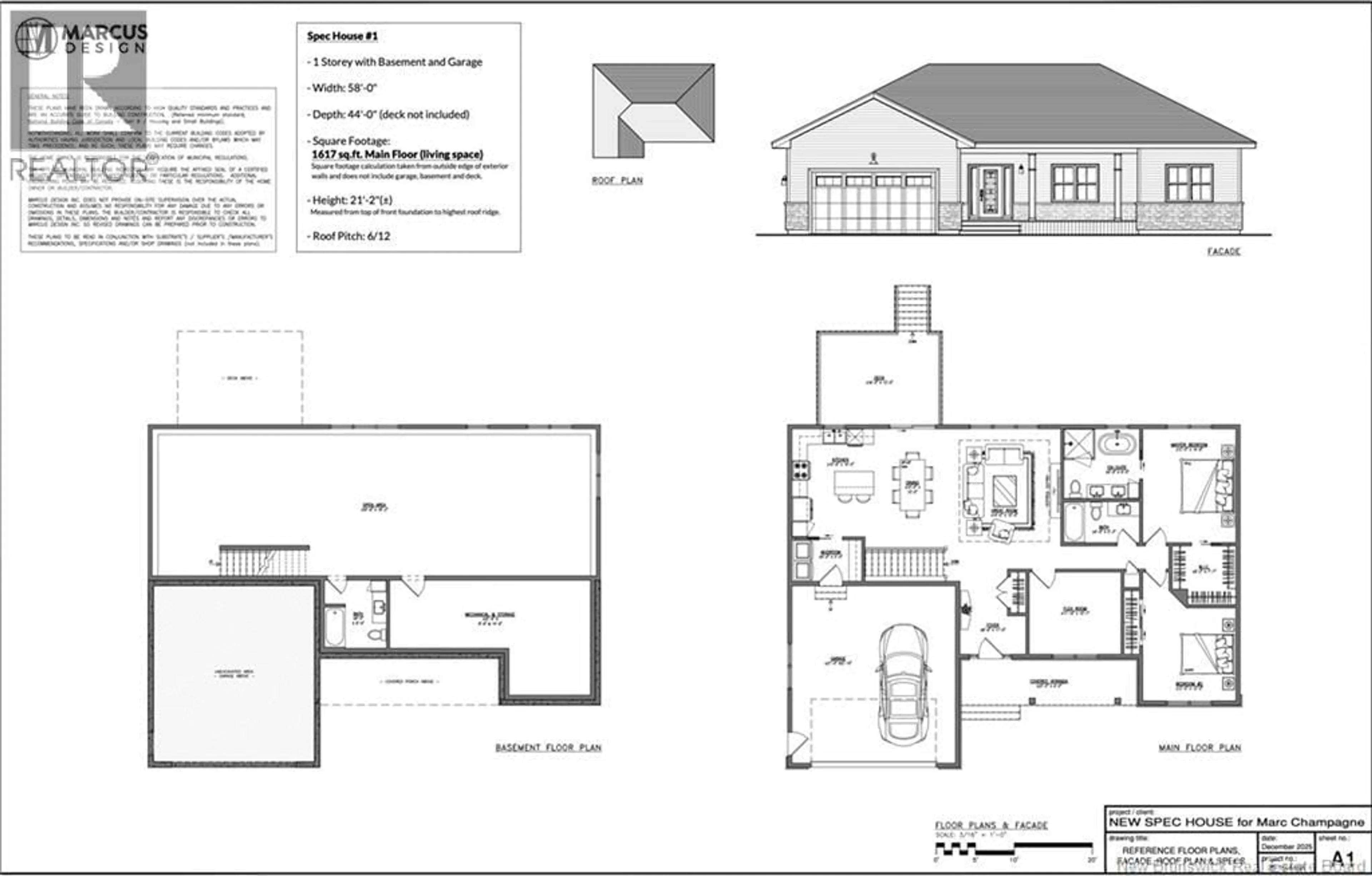 Floor plan for 21 DES GAMINS, Lakeville New Brunswick E1H0J7