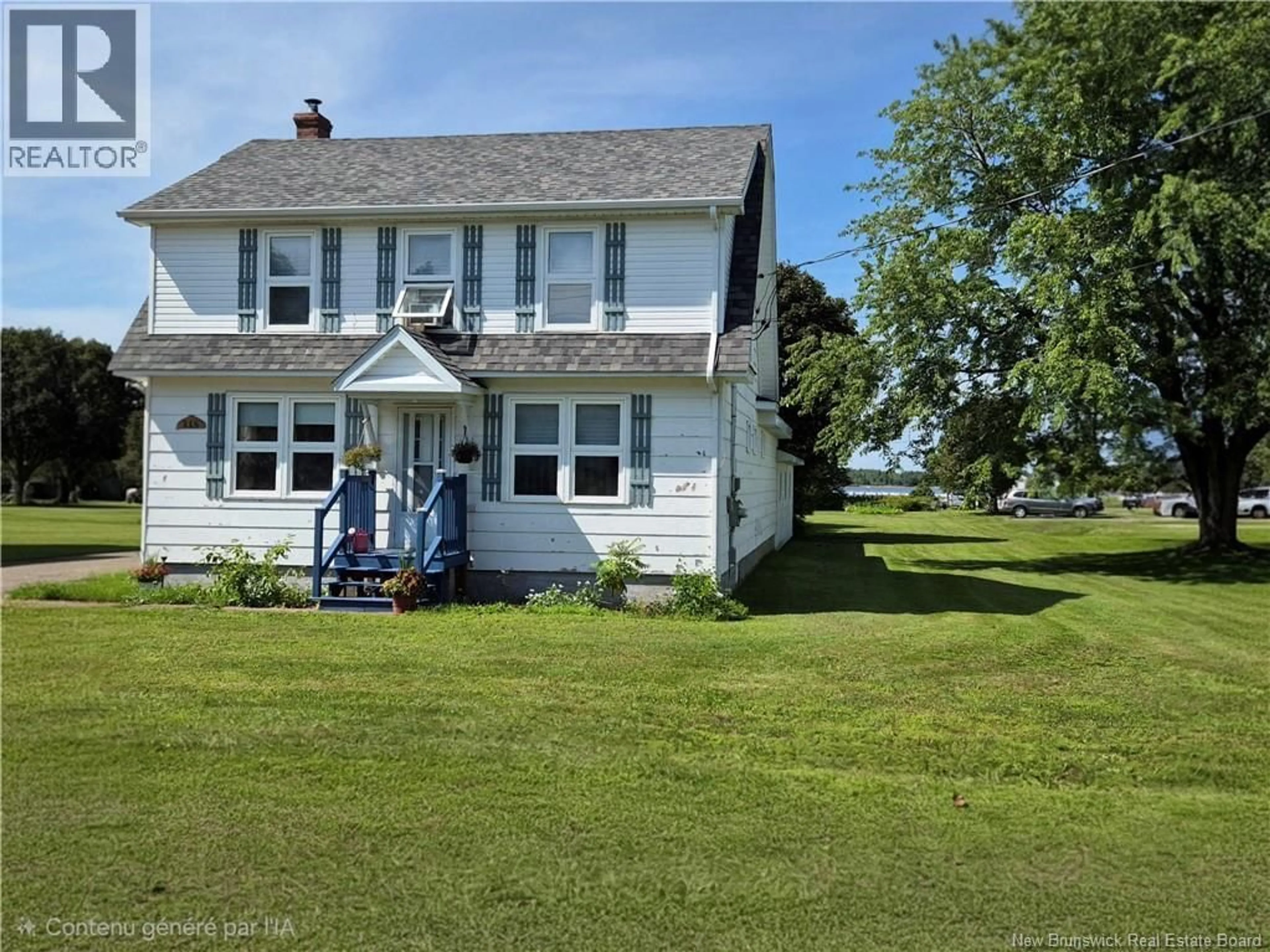 A pic from outside/outdoor area/front of a property/back of a property/a pic from drone, water/lake/river/ocean view for 115 DEGRACE, Shippagan New Brunswick E8S1H7