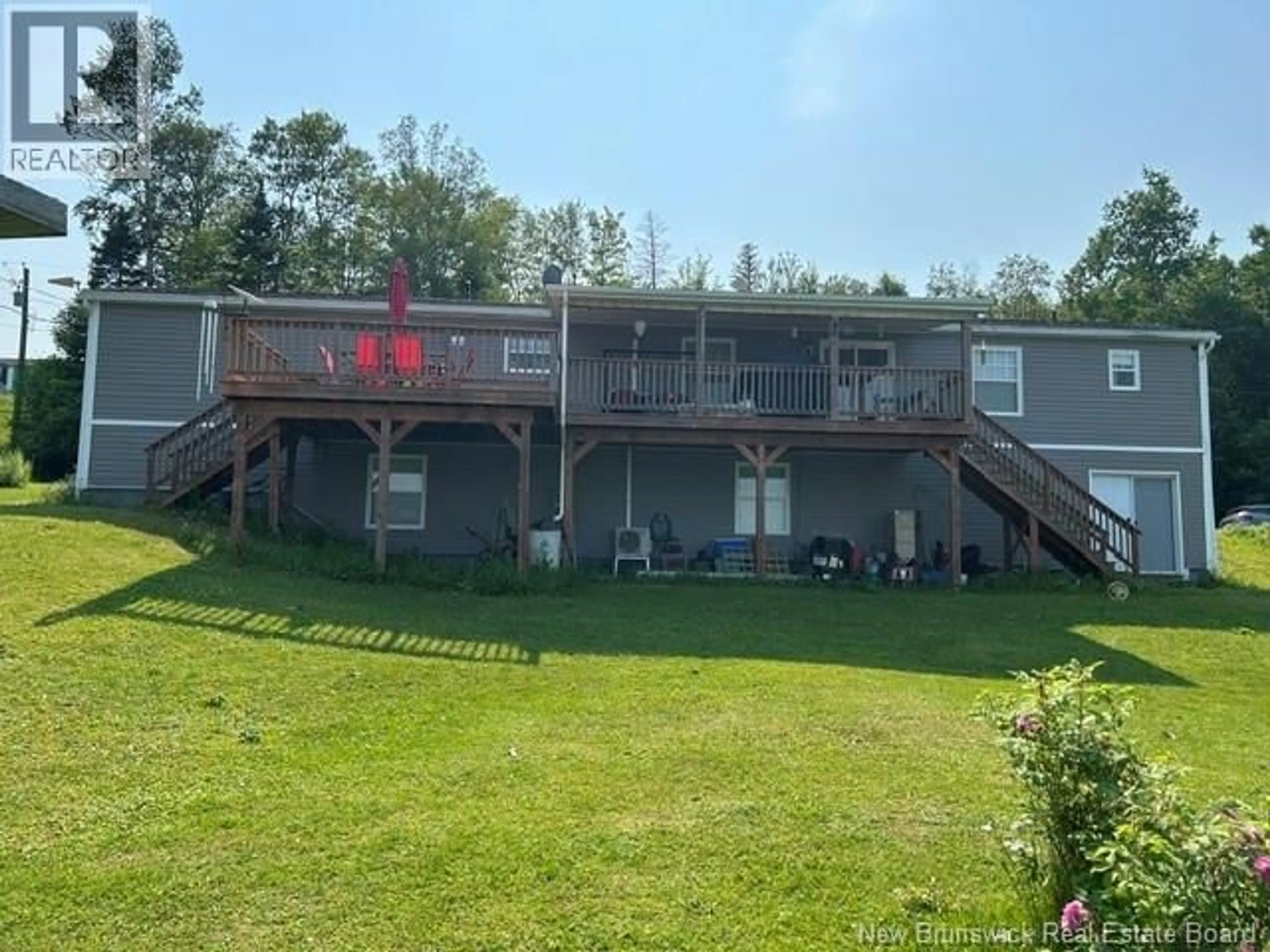 A pic from outside/outdoor area/front of a property/back of a property/a pic from drone, water/lake/river/ocean view for 1260 ROUTE 565, Moose Mountain New Brunswick E7J1S2