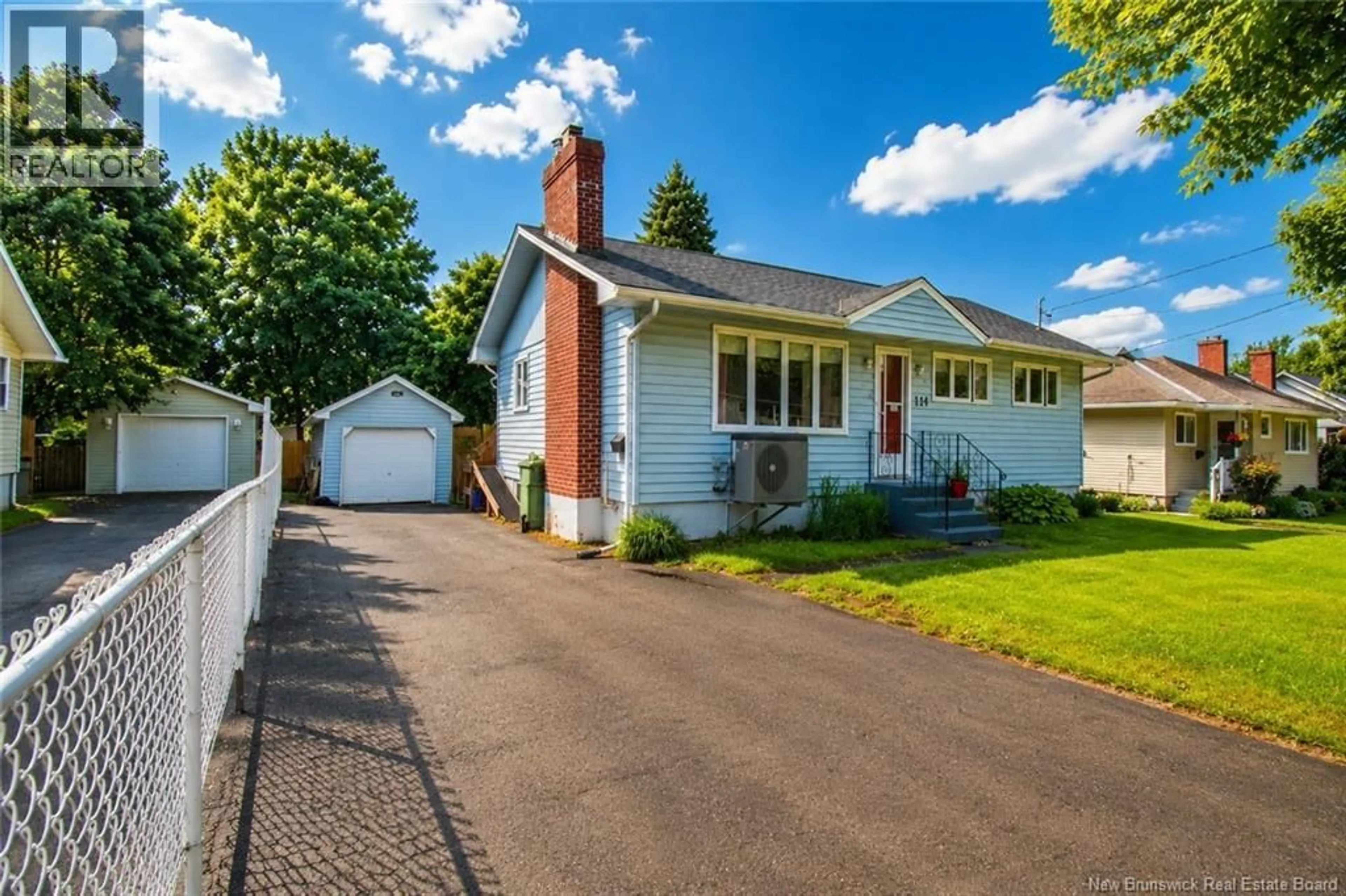 Home with vinyl exterior material, street for 114 BESSBOROUGH, Moncton New Brunswick E1E1P9