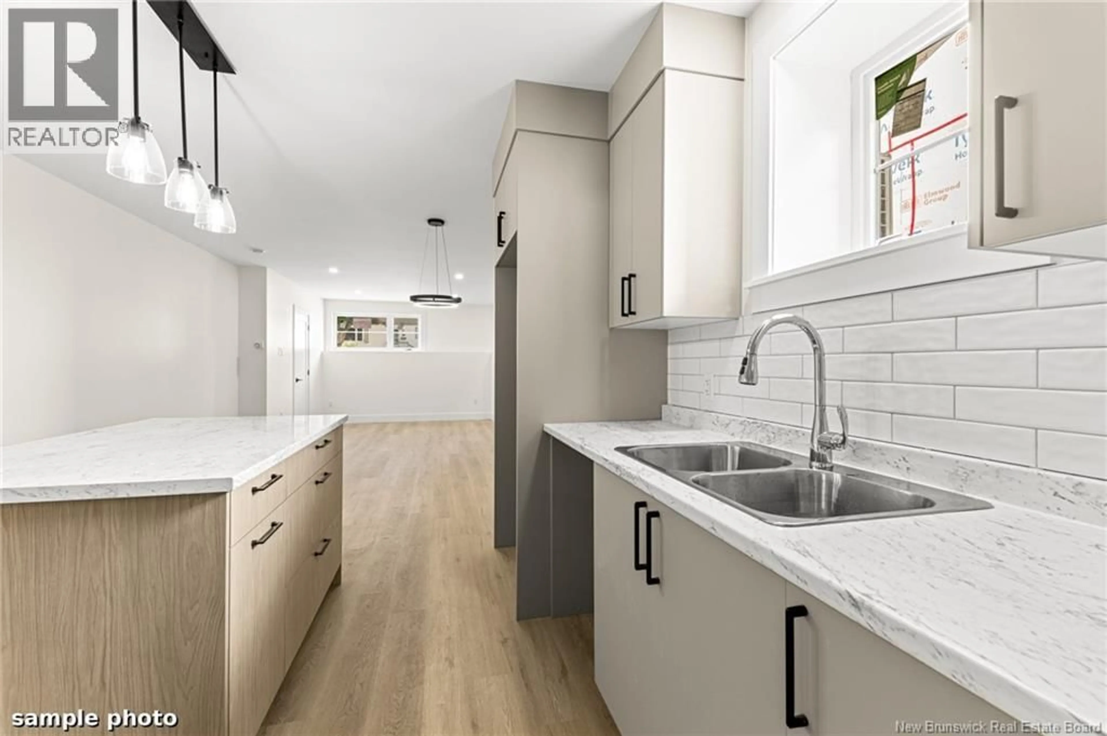 Open concept kitchen, ceramic/tile floor for 47 MANSFIELD, Moncton New Brunswick E1A2V8