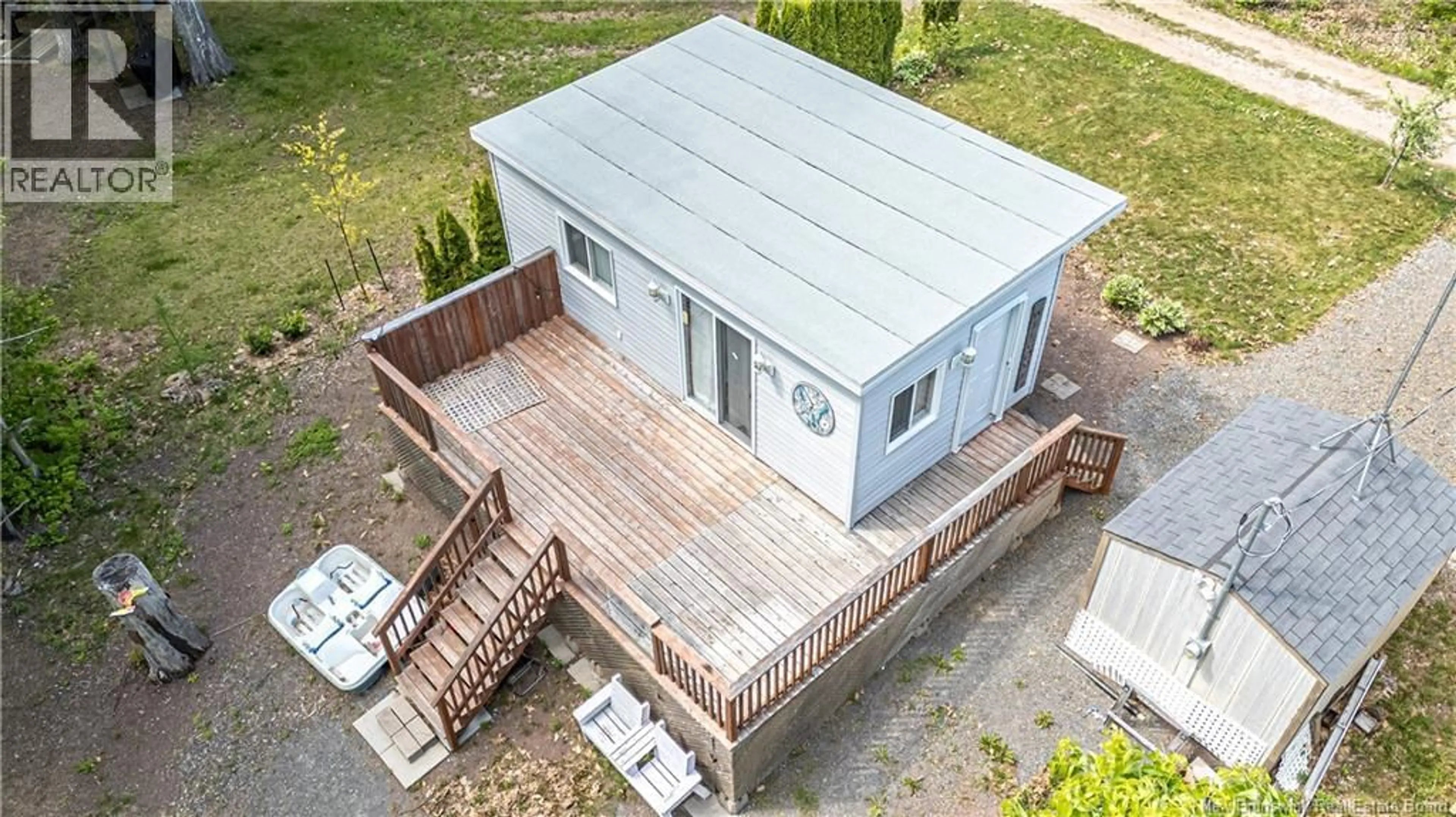 A pic from outside/outdoor area/front of a property/back of a property/a pic from drone, building for 47 WASHADEMOAK LANE, Cambridge-Narrows New Brunswick E4C4M5