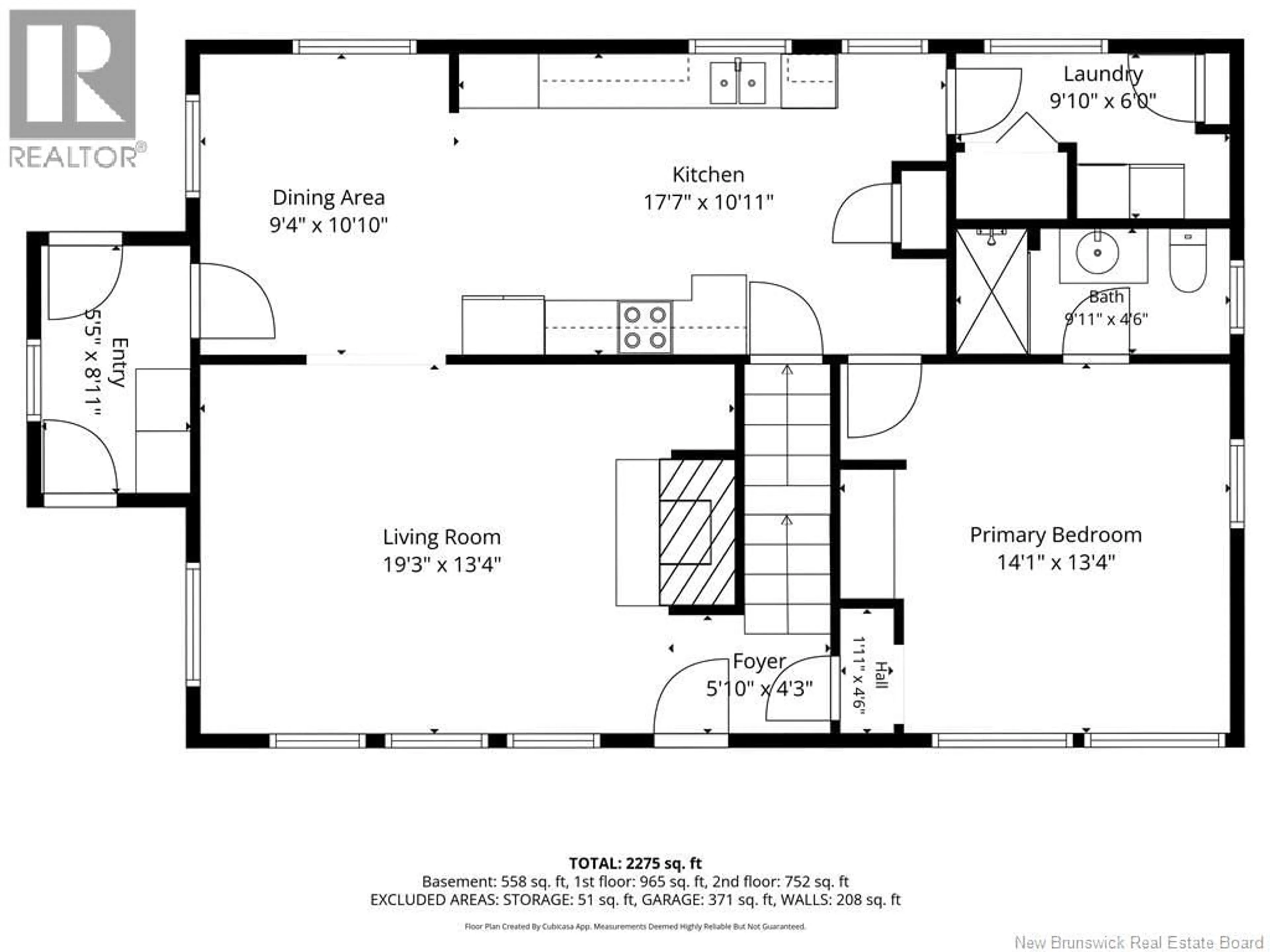 Floor plan for 164 GORE ROAD, Fredericton Junction New Brunswick E5L1T9