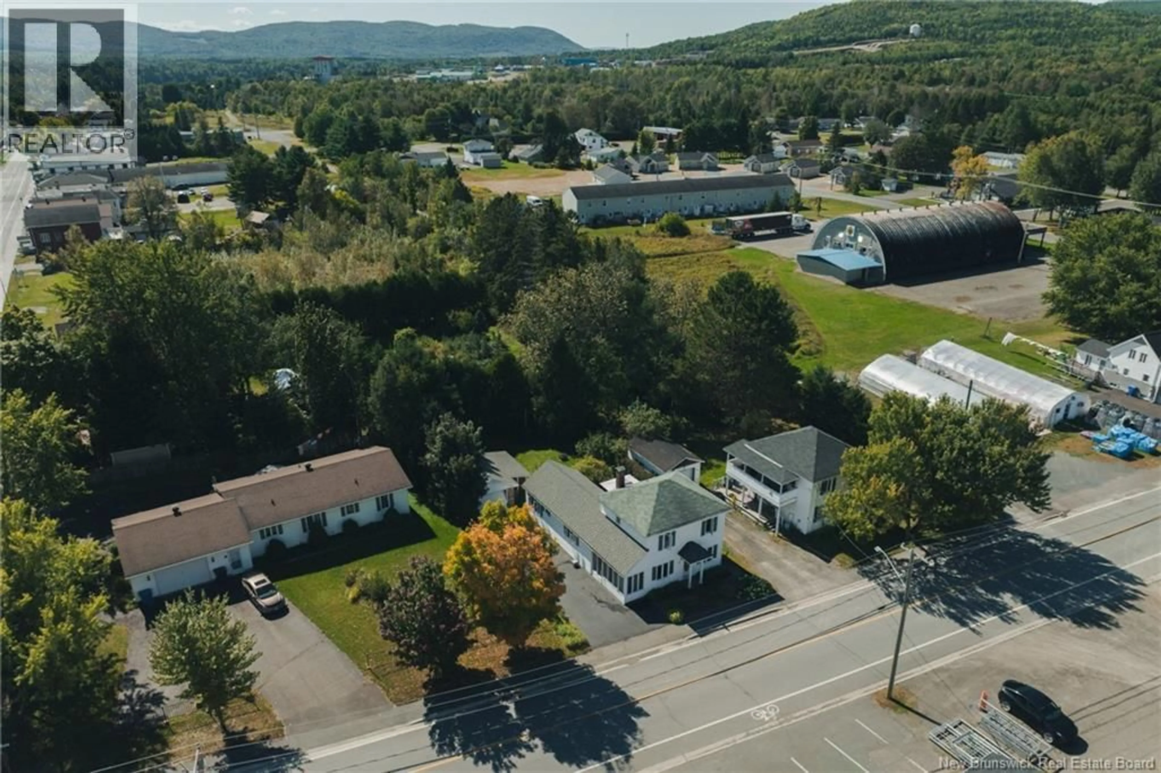 A pic from outside/outdoor area/front of a property/back of a property/a pic from drone, mountain view for 4 DES ERABLES, Clair New Brunswick E7A2B5