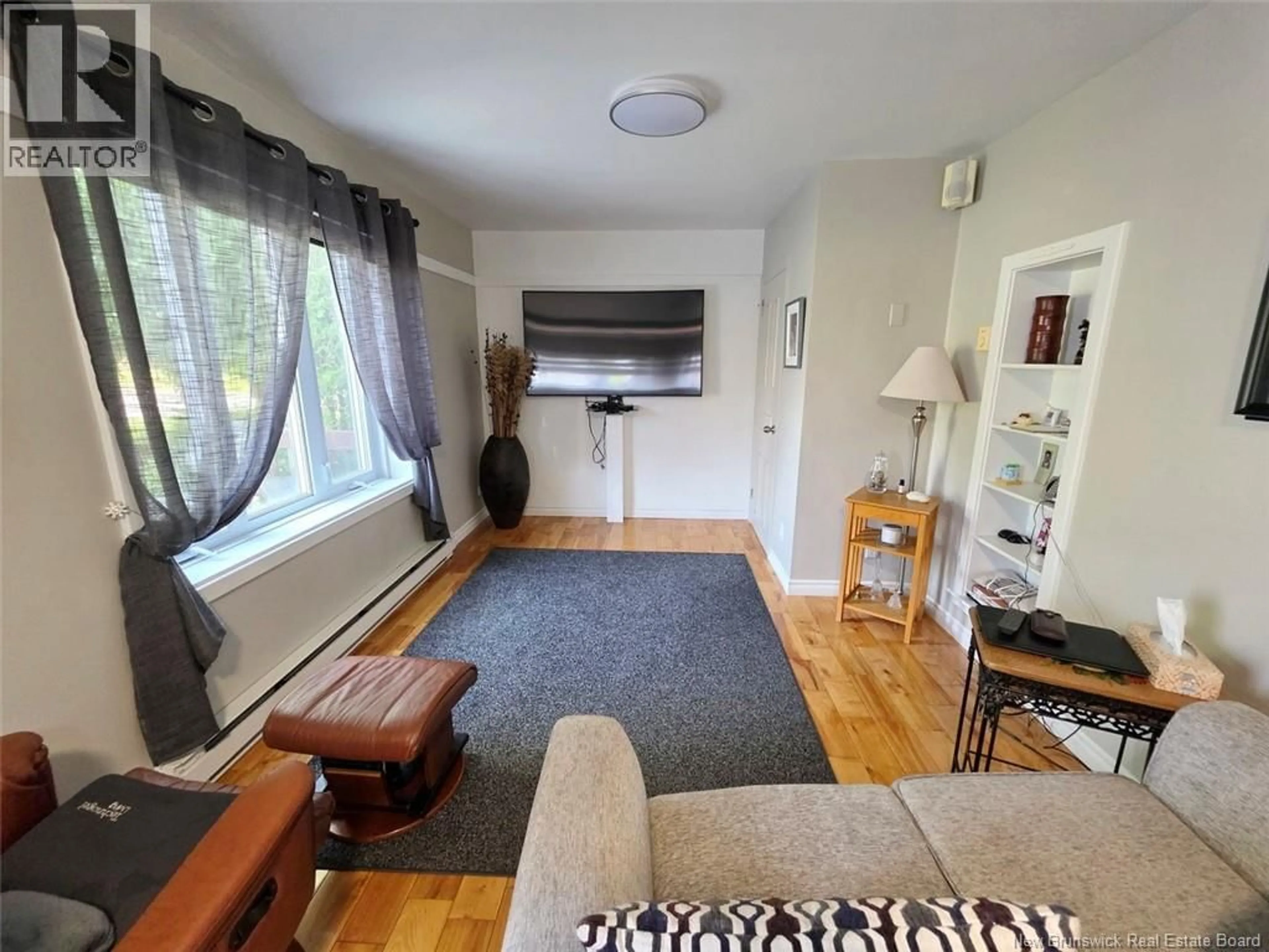Living room with furniture, unknown for 35 ORDONNANCE AVENUE, Edmundston New Brunswick E3V1C3